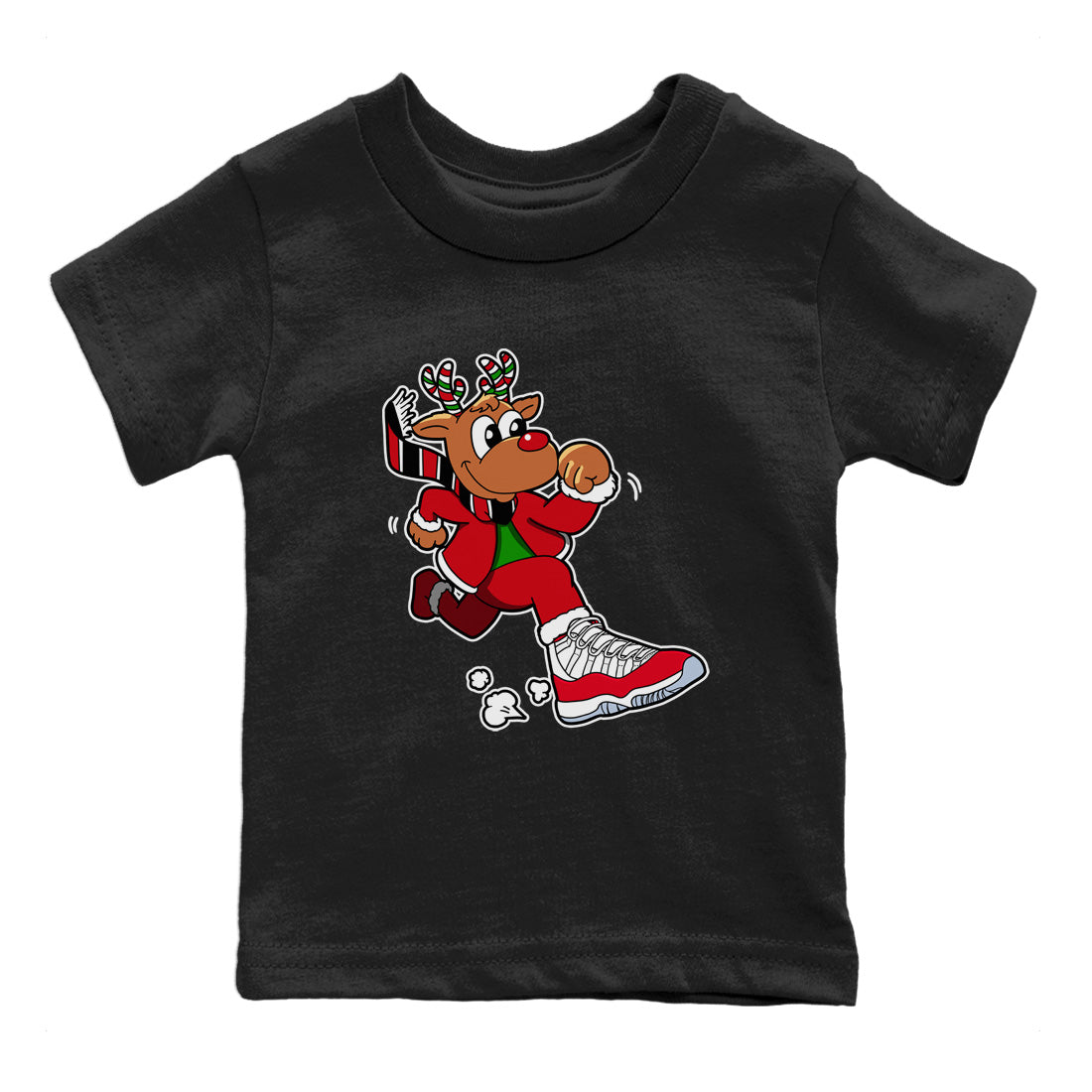 Running Reindeer Kids Tops - Air Jordan 11 Cherry
