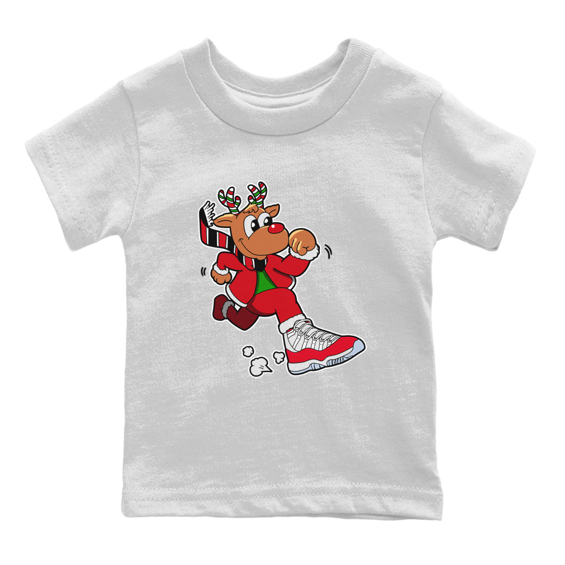 Running Reindeer Kids Tops - Air Jordan 11 Cherry