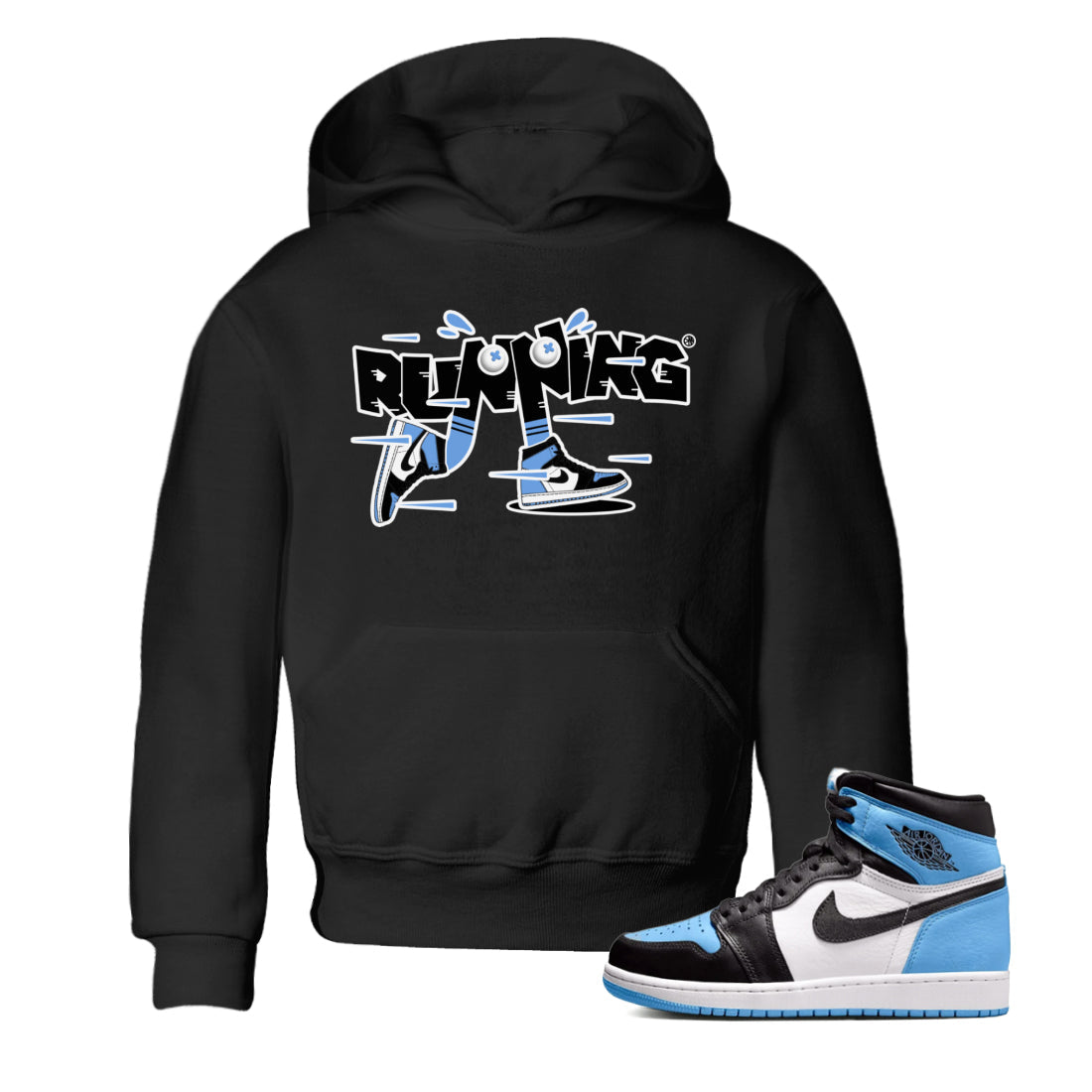 Running Shoes Kids Tops - Air Jordan 1 UNC Toe