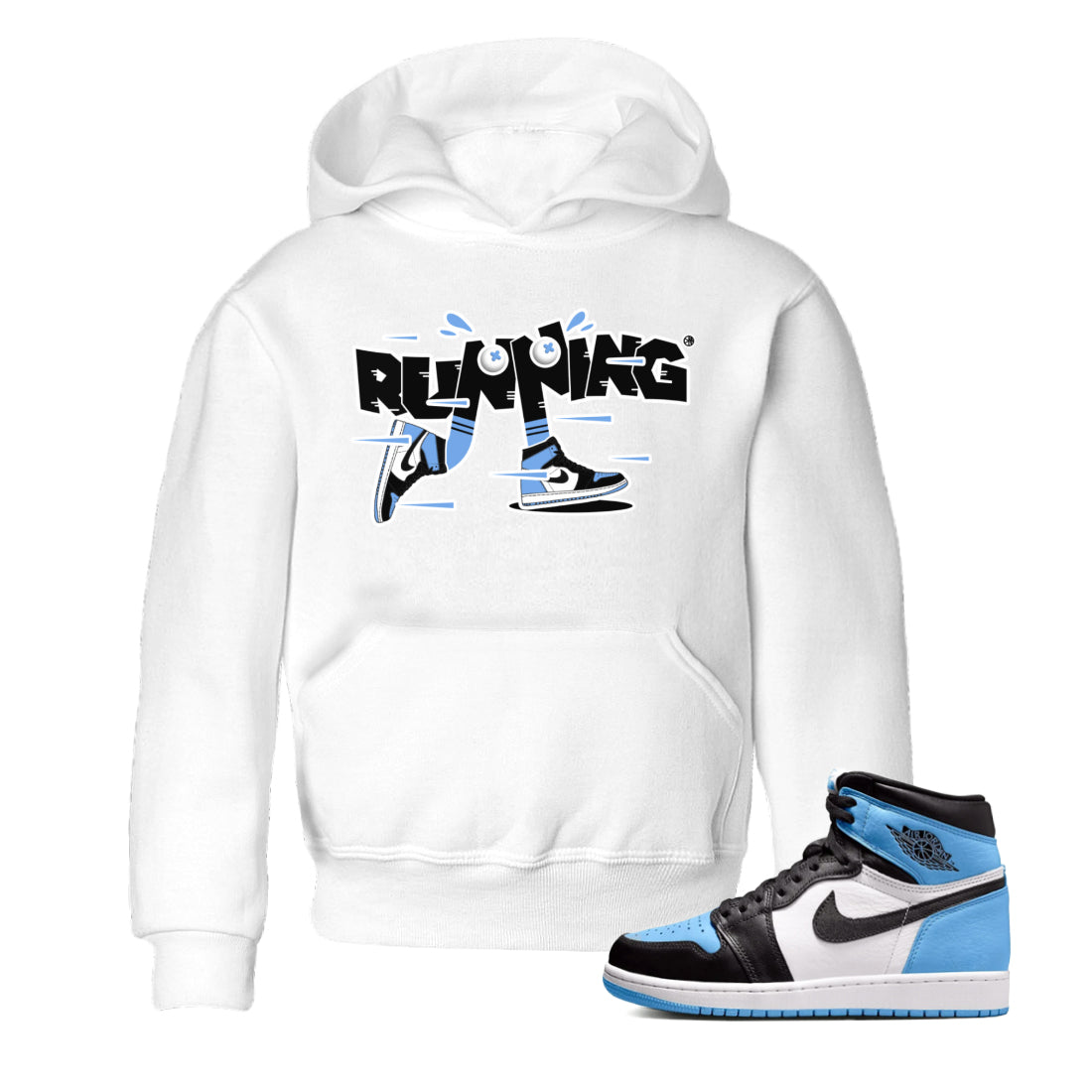 Running Shoes Kids Tops - Air Jordan 1 UNC Toe
