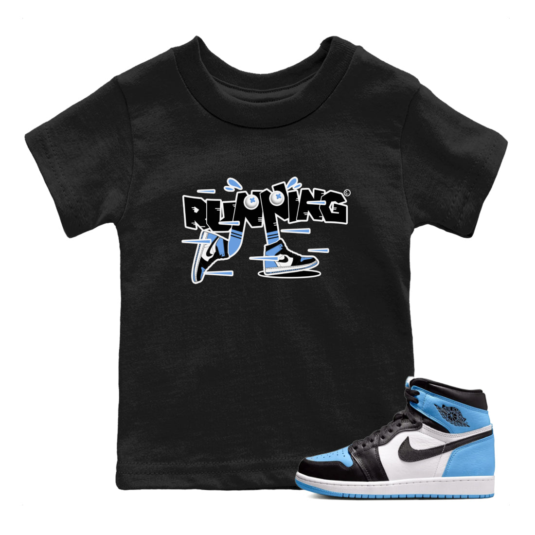 Running Shoes Kids Tops - Air Jordan 1 UNC Toe