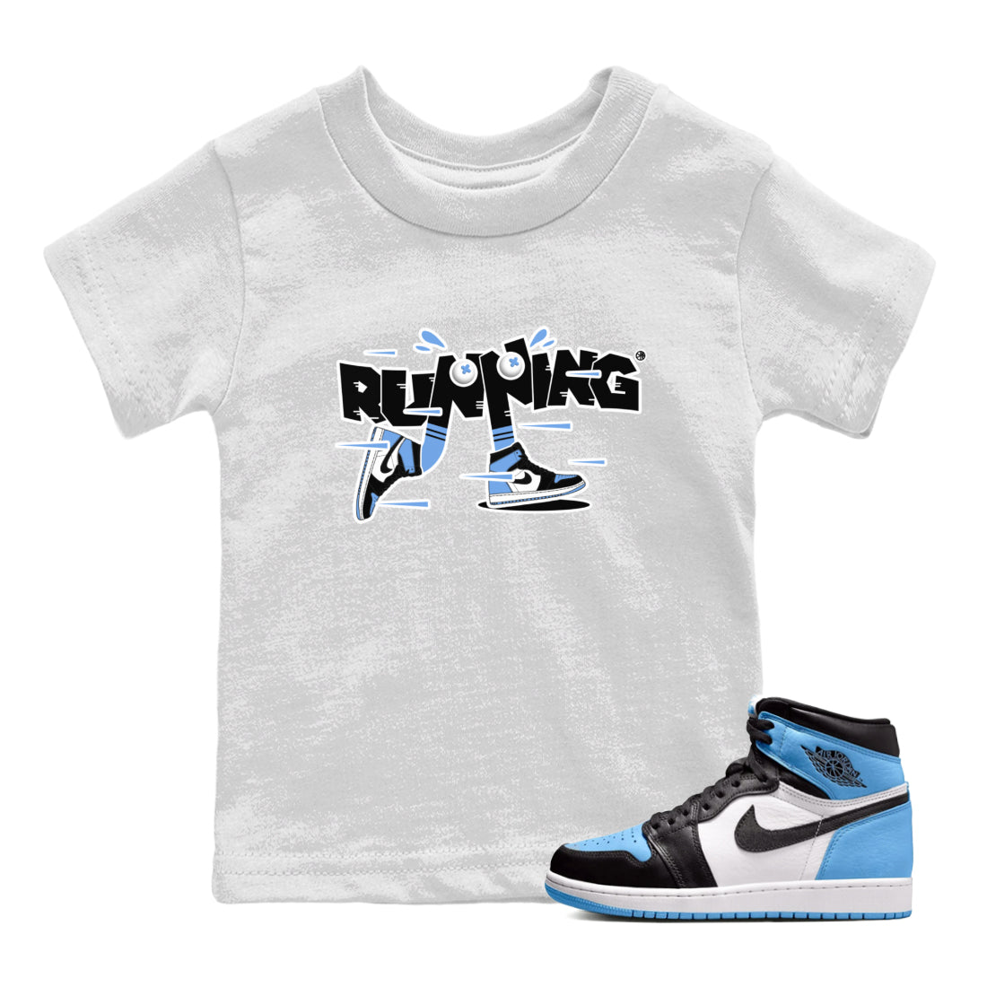 Running Shoes Kids Tops - Air Jordan 1 UNC Toe