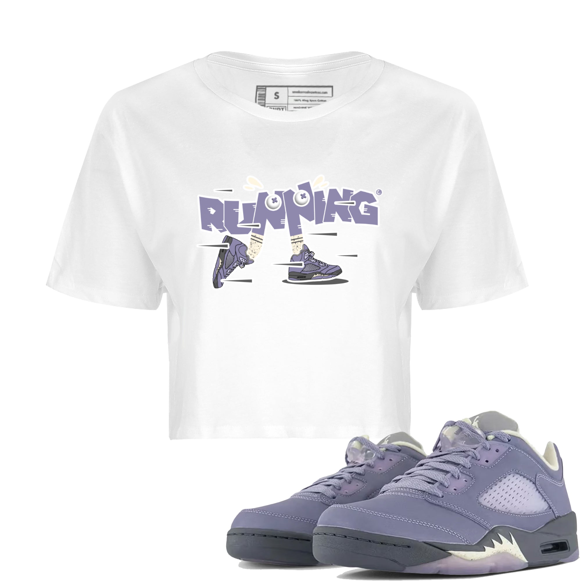 Running Shoes Women's Tops - Air Jordan 5 Indigo Haze