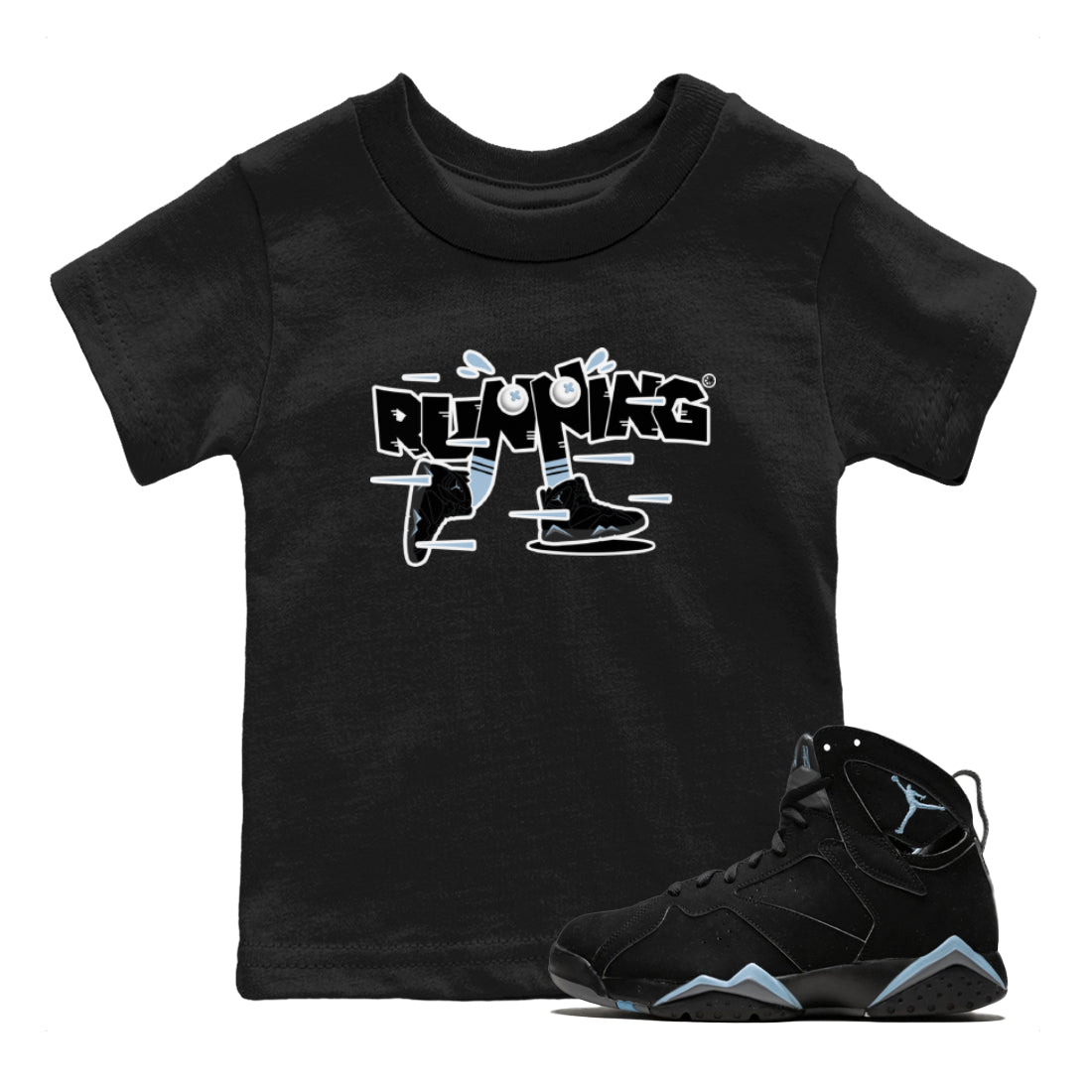 Running Shoes Kids Tops - Air Jordan 7 Chambray