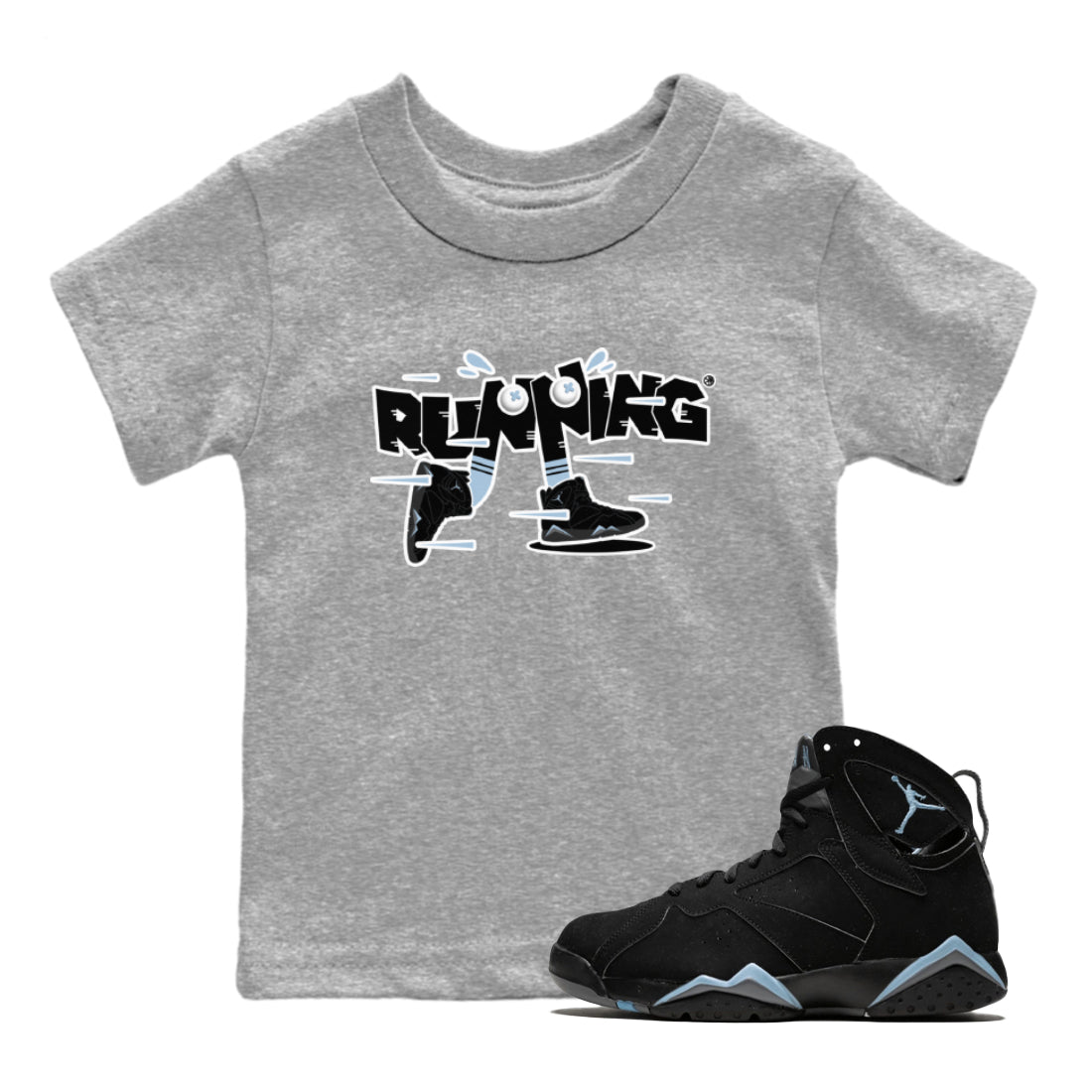 Running Shoes Kids Tops - Air Jordan 7 Chambray