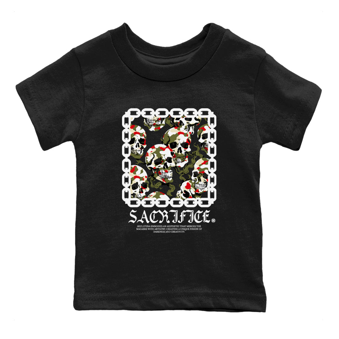 Sacrifice snkmatch Tees Kids - Air Jordan 1 Travis Scott Medium Olive