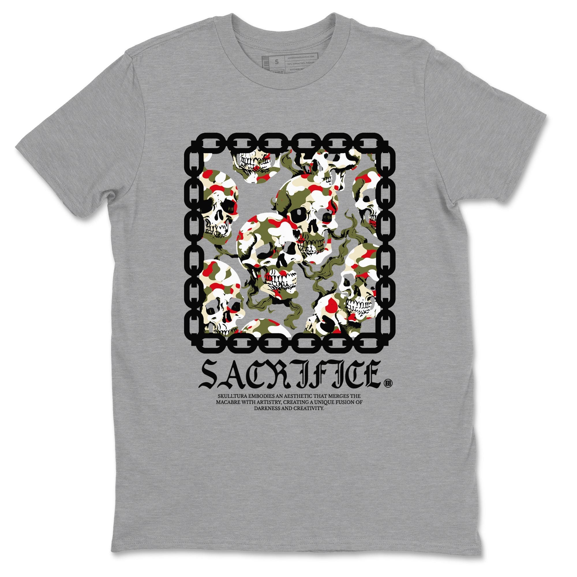 Sacrifice snkmatch Tees - Air Jordan 1 Travis Scott Medium Olive