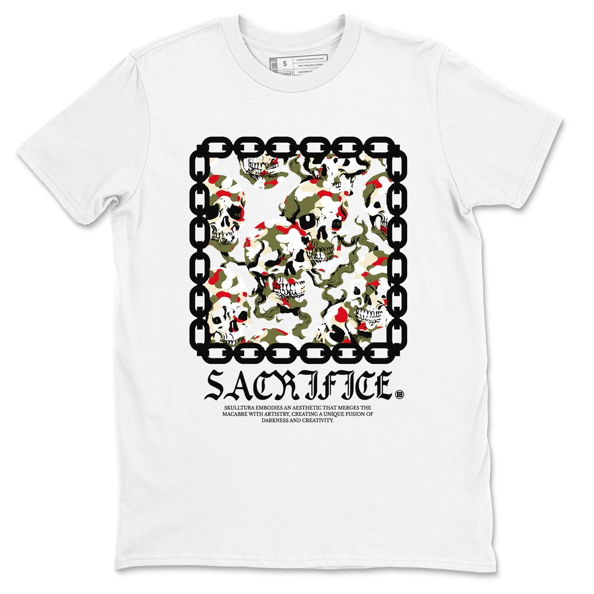 Sacrifice snkmatch Tees - Air Jordan 1 Travis Scott Medium Olive