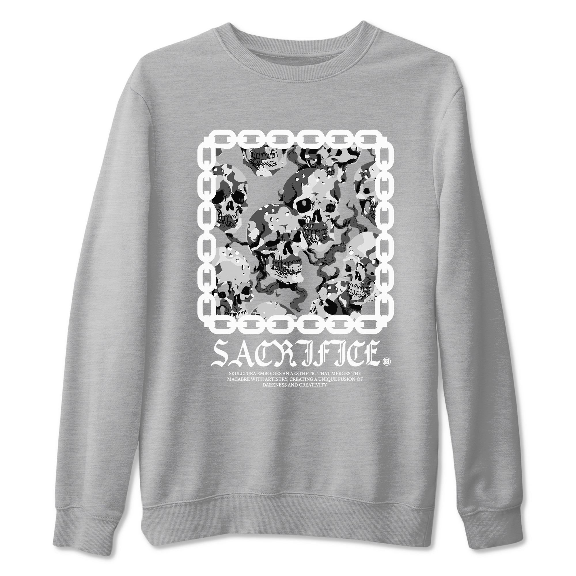 Sacrifice snkmatch Tees - Air Jordan 1 Wolf Grey