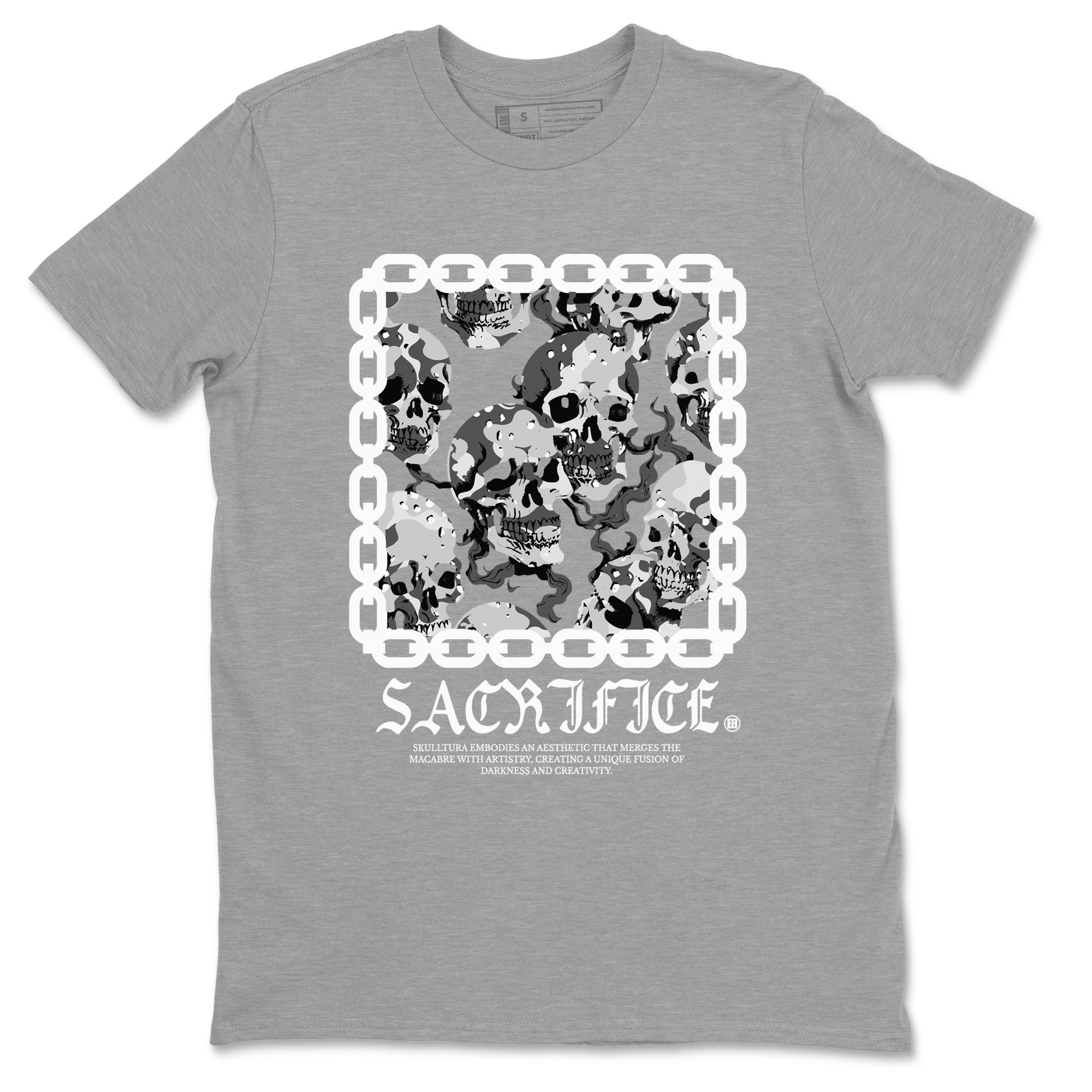 Sacrifice snkmatch Tees - Air Jordan 1 Wolf Grey