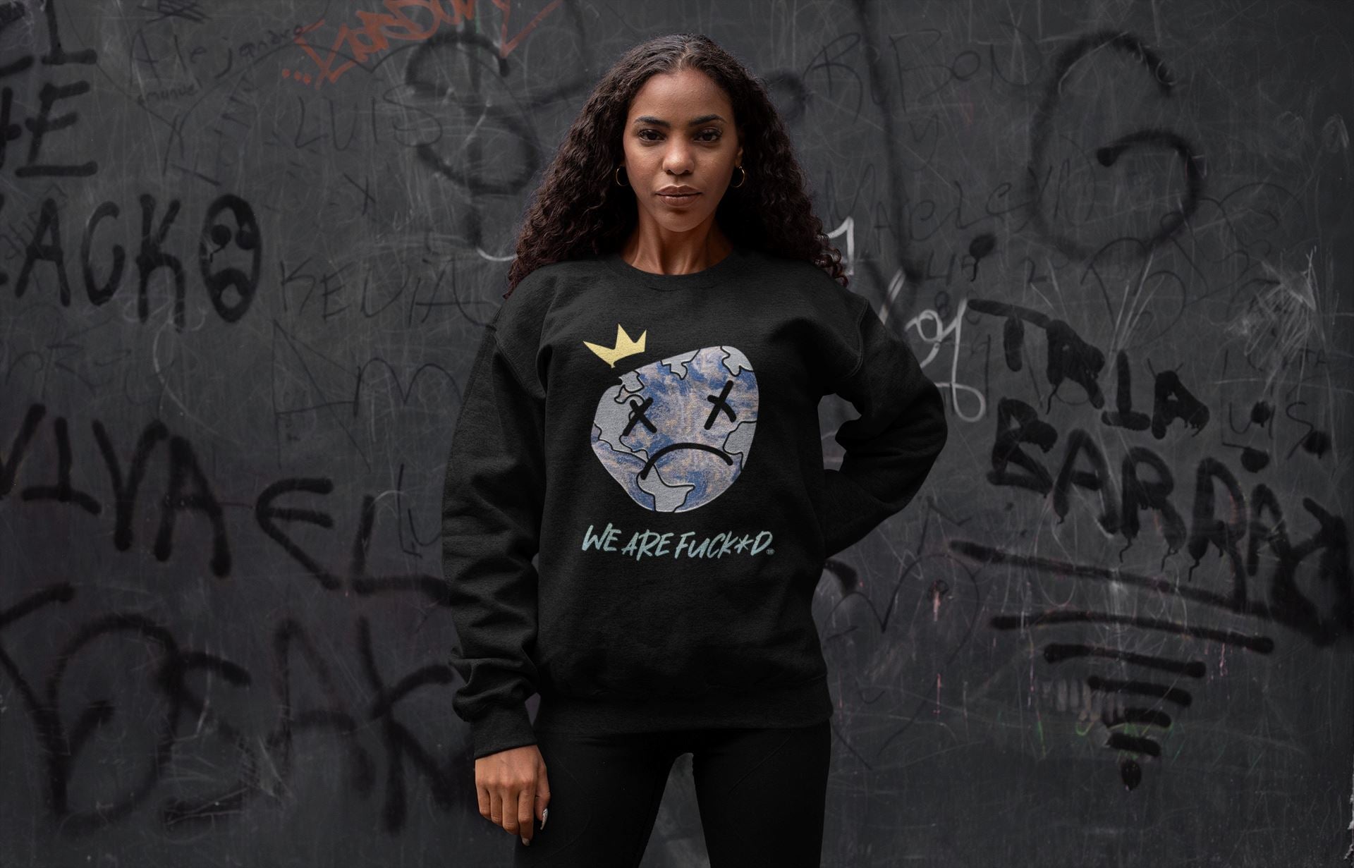 Sad Earth Unisex Tops - Yeezy 350 MX Blue