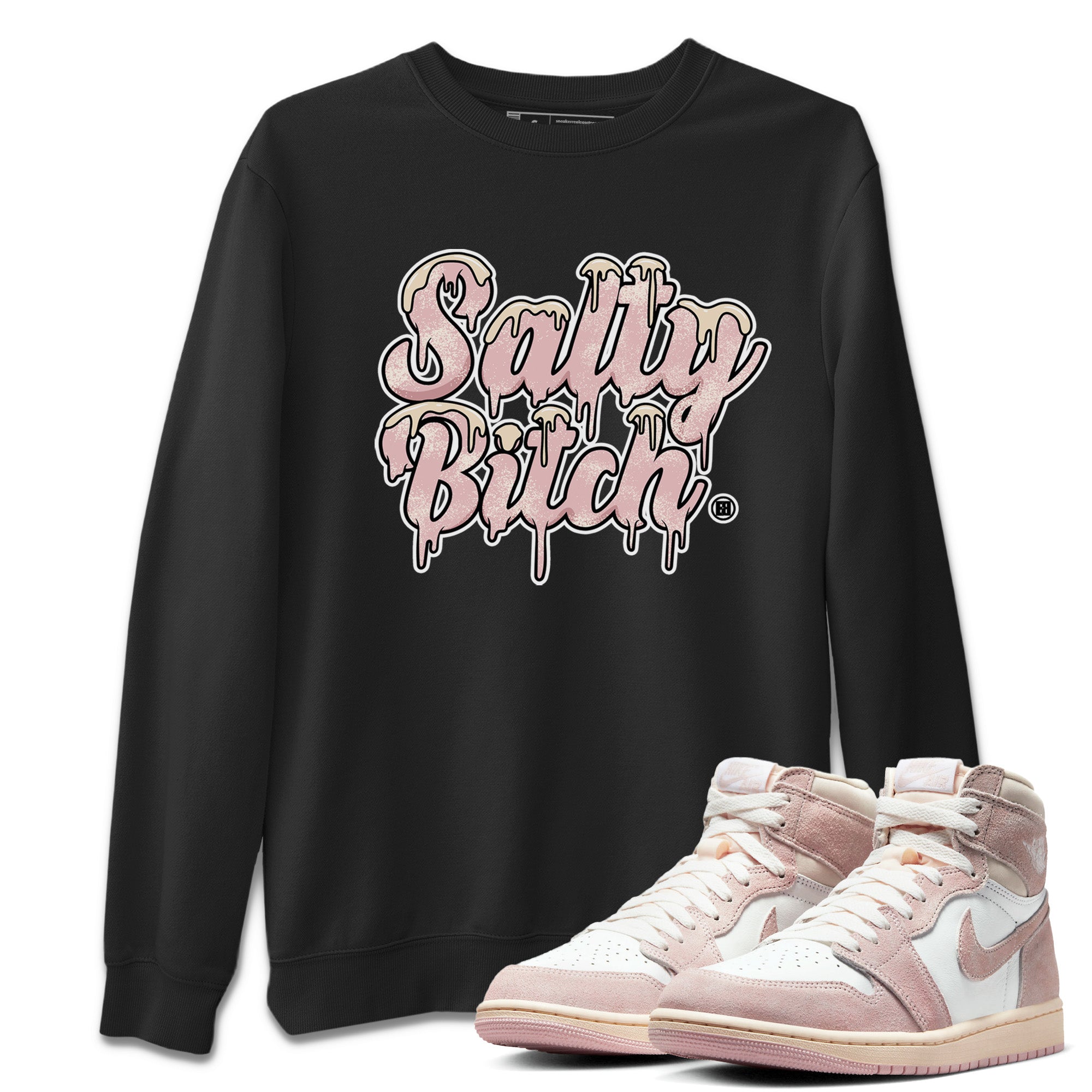 Salty Bitch Unisex Tops - Air Jordan 1 Washed Pink
