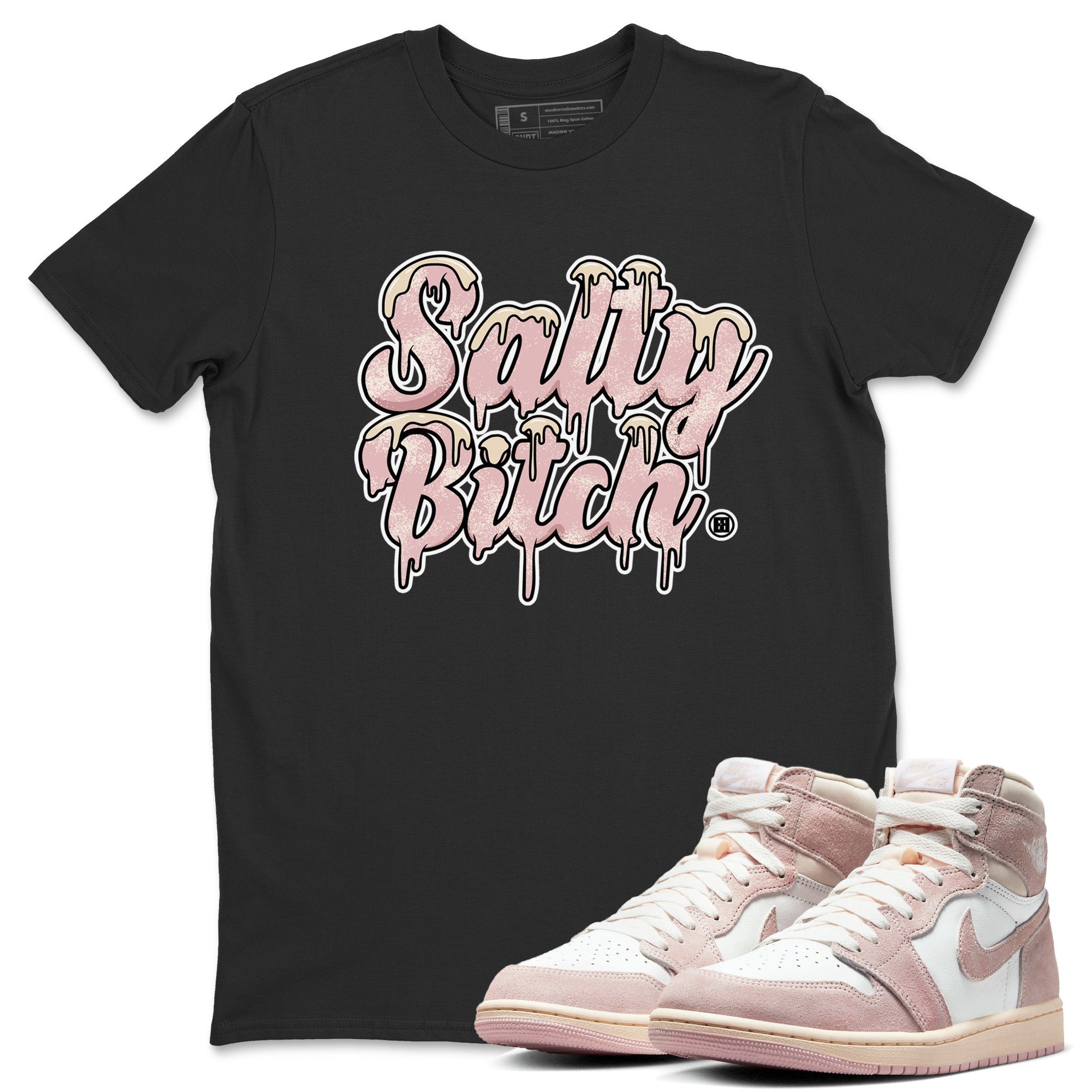 Salty Bitch Unisex Tops - Air Jordan 1 Washed Pink