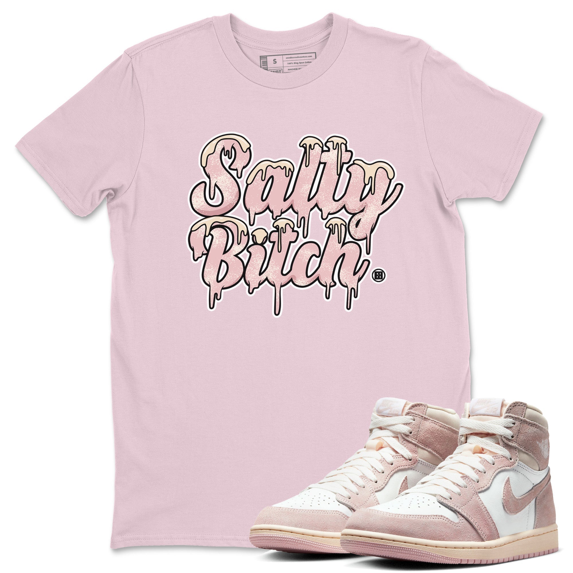 Salty Bitch Unisex Tops - Air Jordan 1 Washed Pink