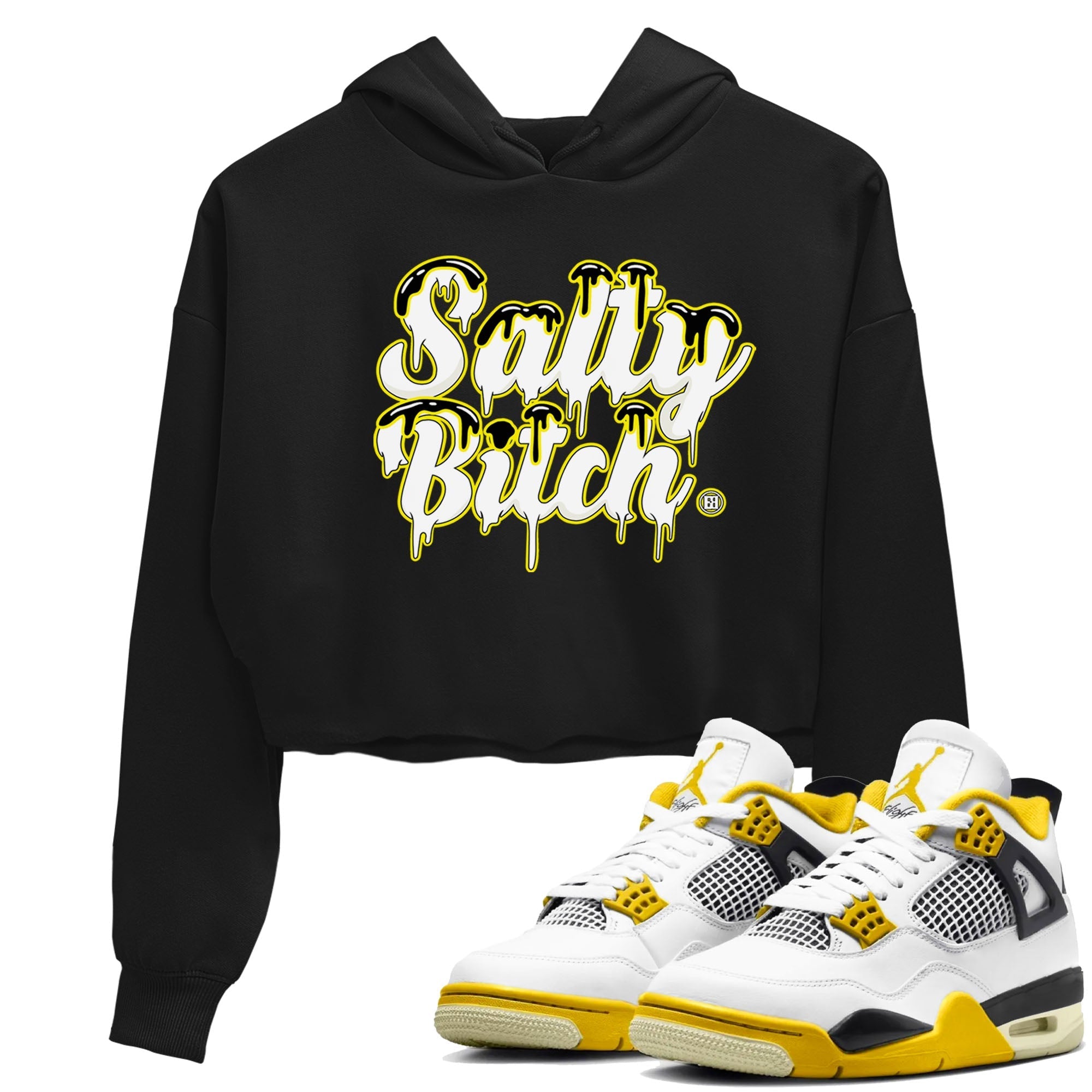 Salty Bitch snkmatch Women's Top - Air Jordan 4 Vivid Sulfur