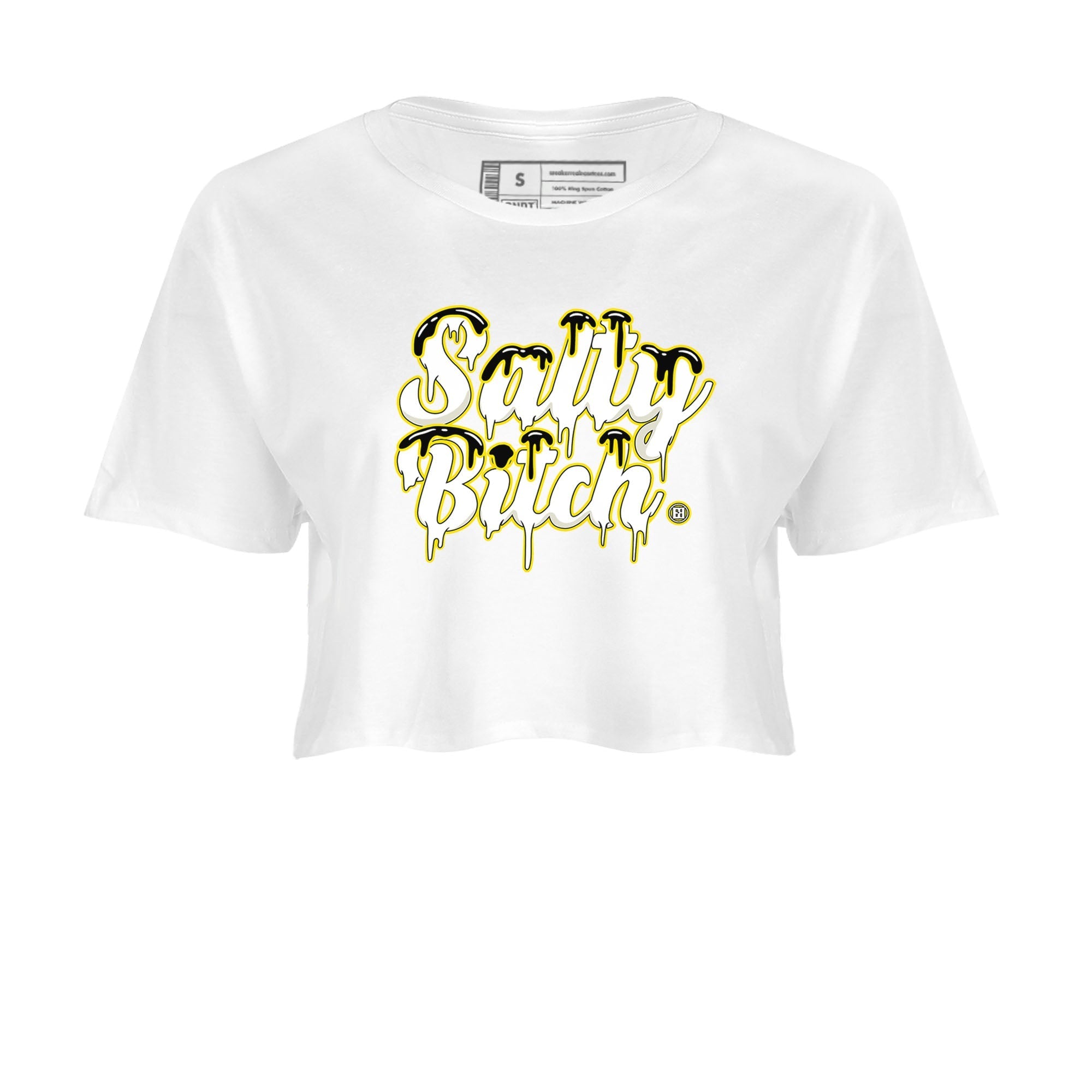 Salty Bitch snkmatch Women's Top - Air Jordan 4 Vivid Sulfur