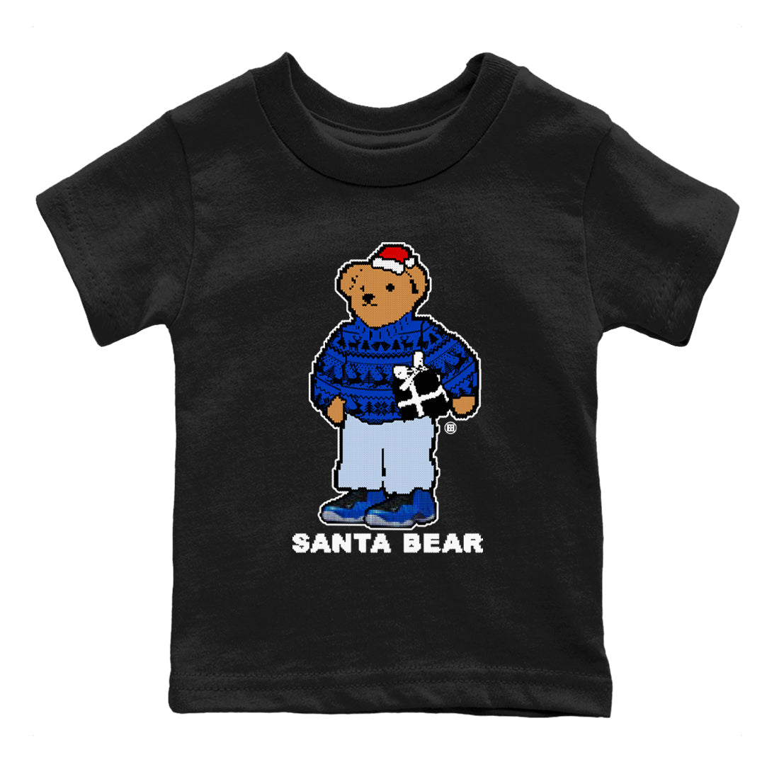 Santa Bear snkmatch Tees Kids - Air Foamposite One Royal