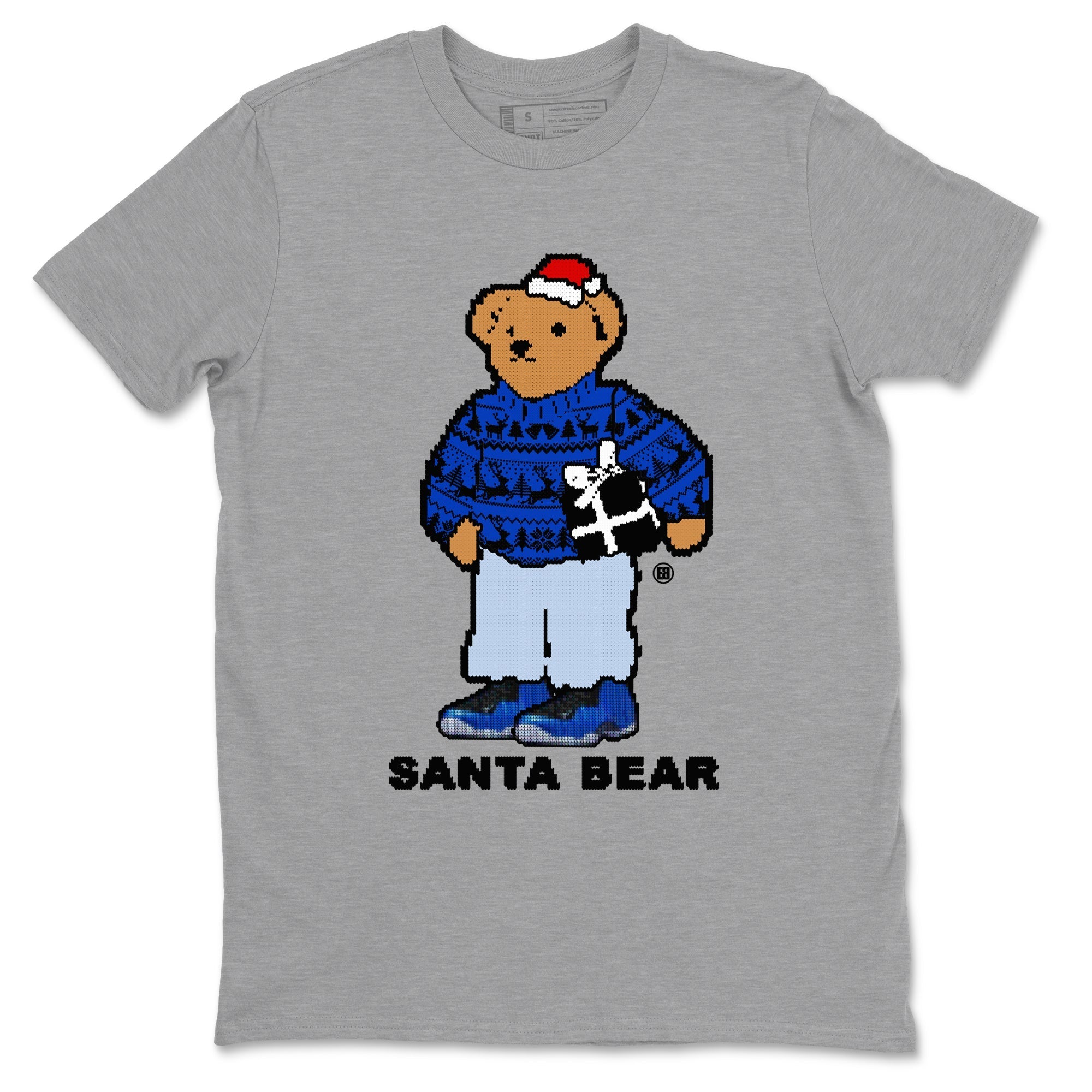 Santa Bear snkmatch Tees - Air Foamposite One Royal