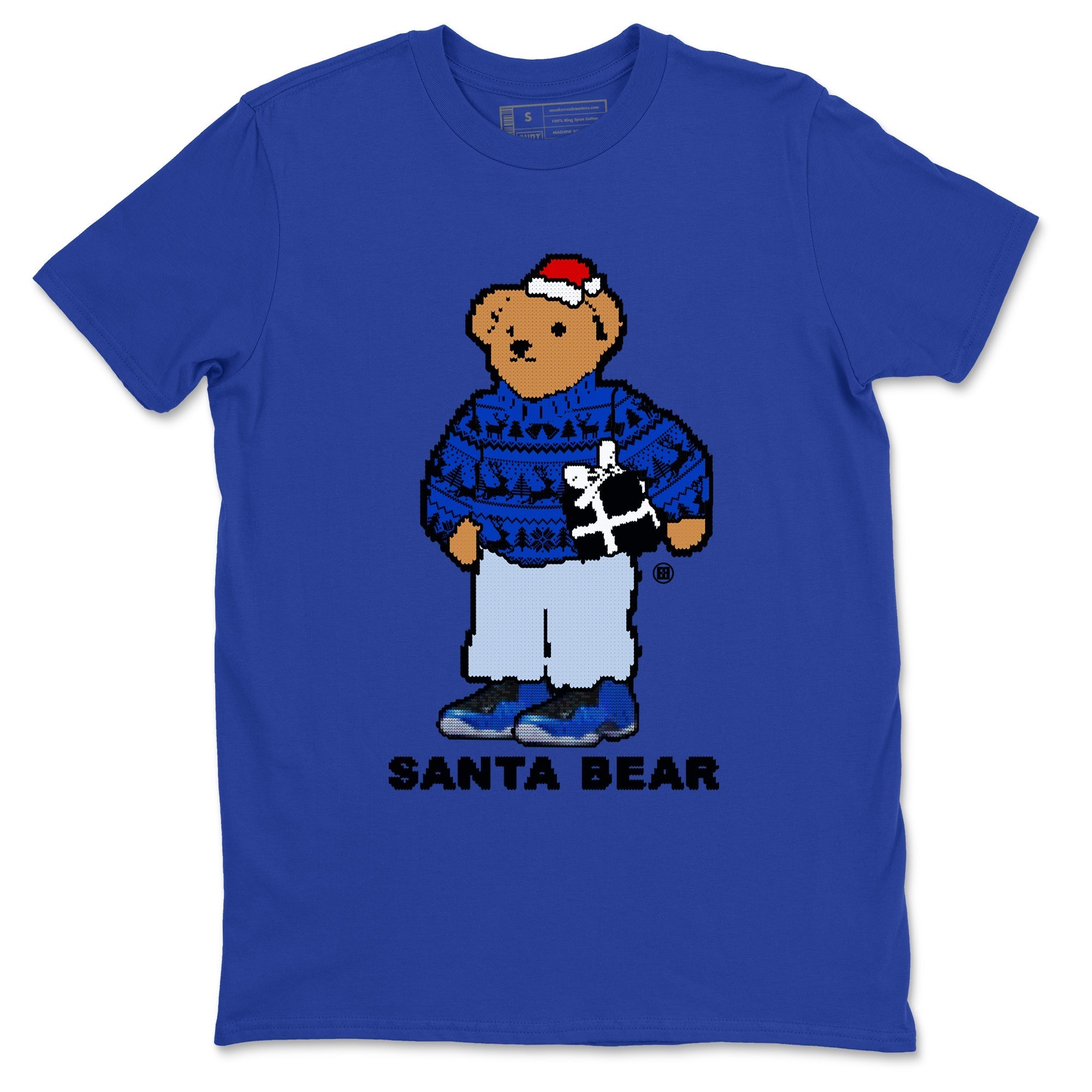 Santa Bear snkmatch Tees - Air Foamposite One Royal