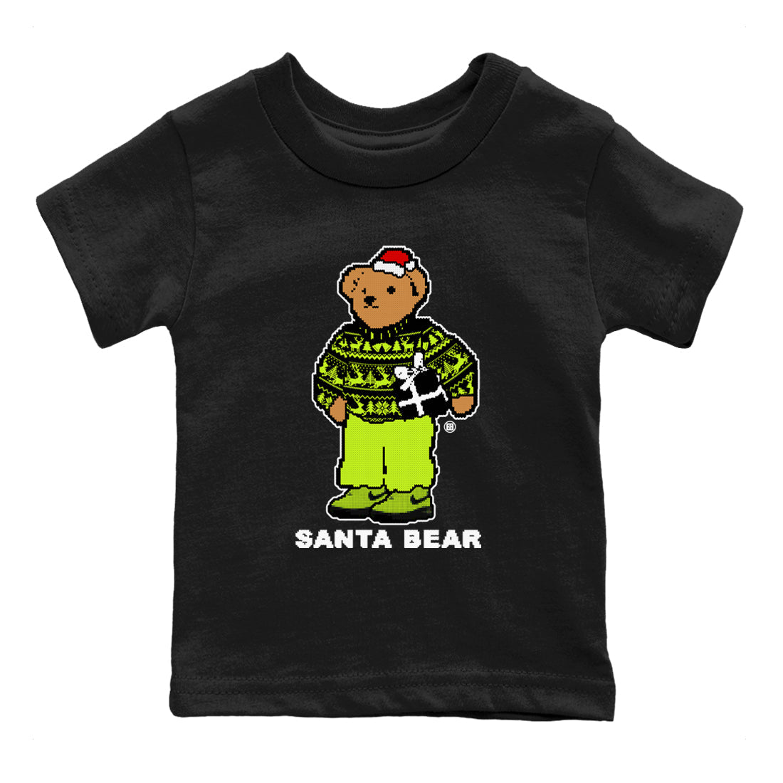 Santa Bear snkmatch Tees Kids - Air Force 1 Volt