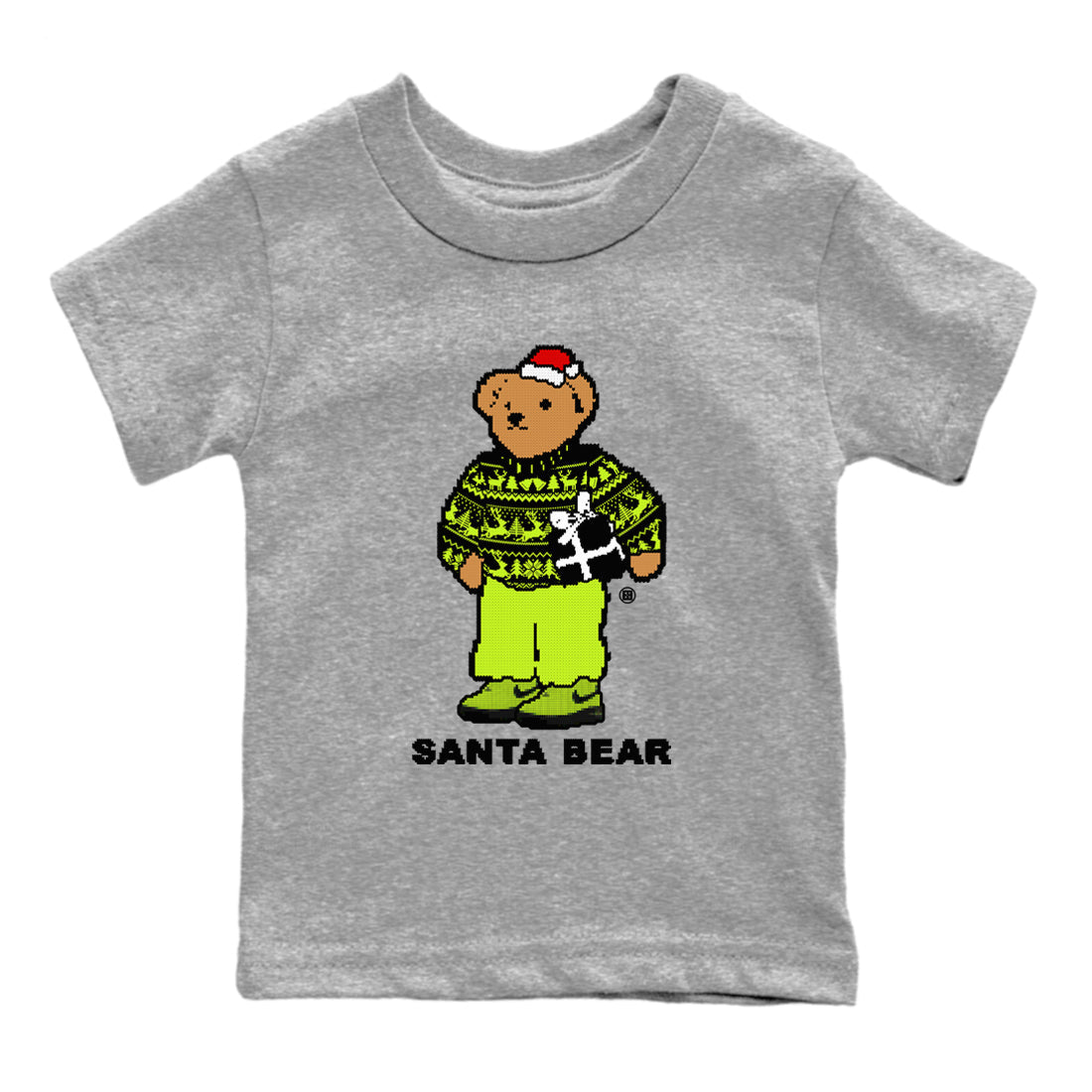 Santa Bear snkmatch Tees Kids - Air Force 1 Volt