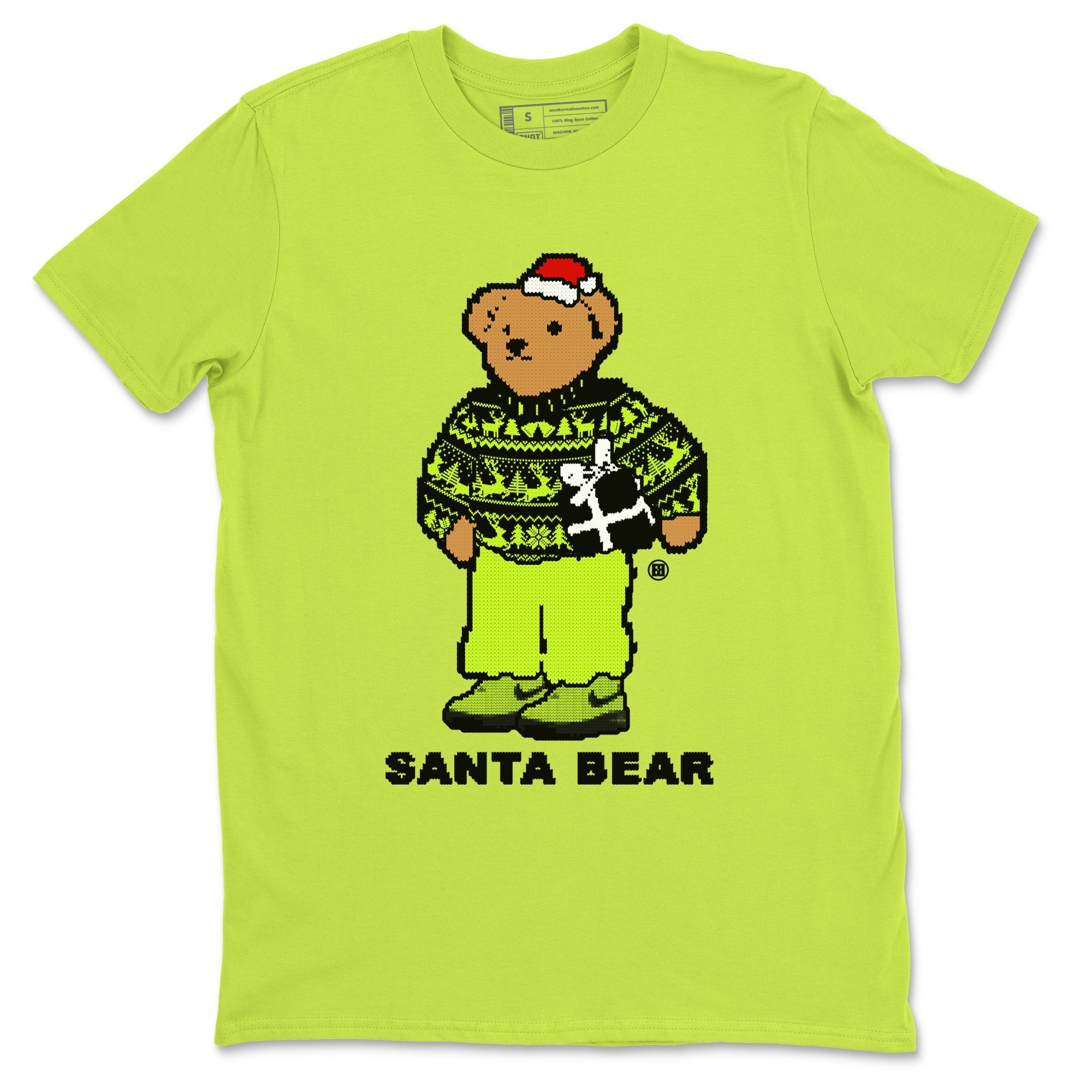Santa Bear snkmatch Tees - Air Force 1 Volt