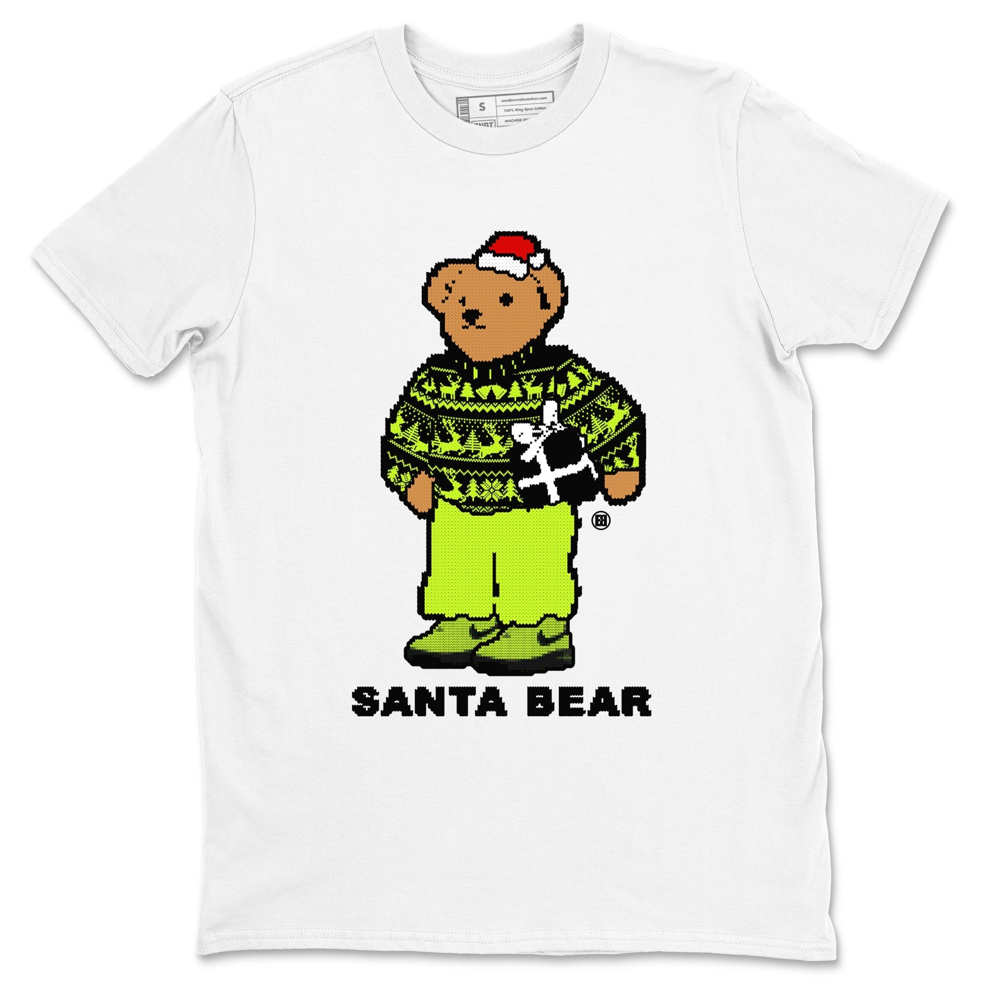 Santa Bear snkmatch Tees - Air Force 1 Volt