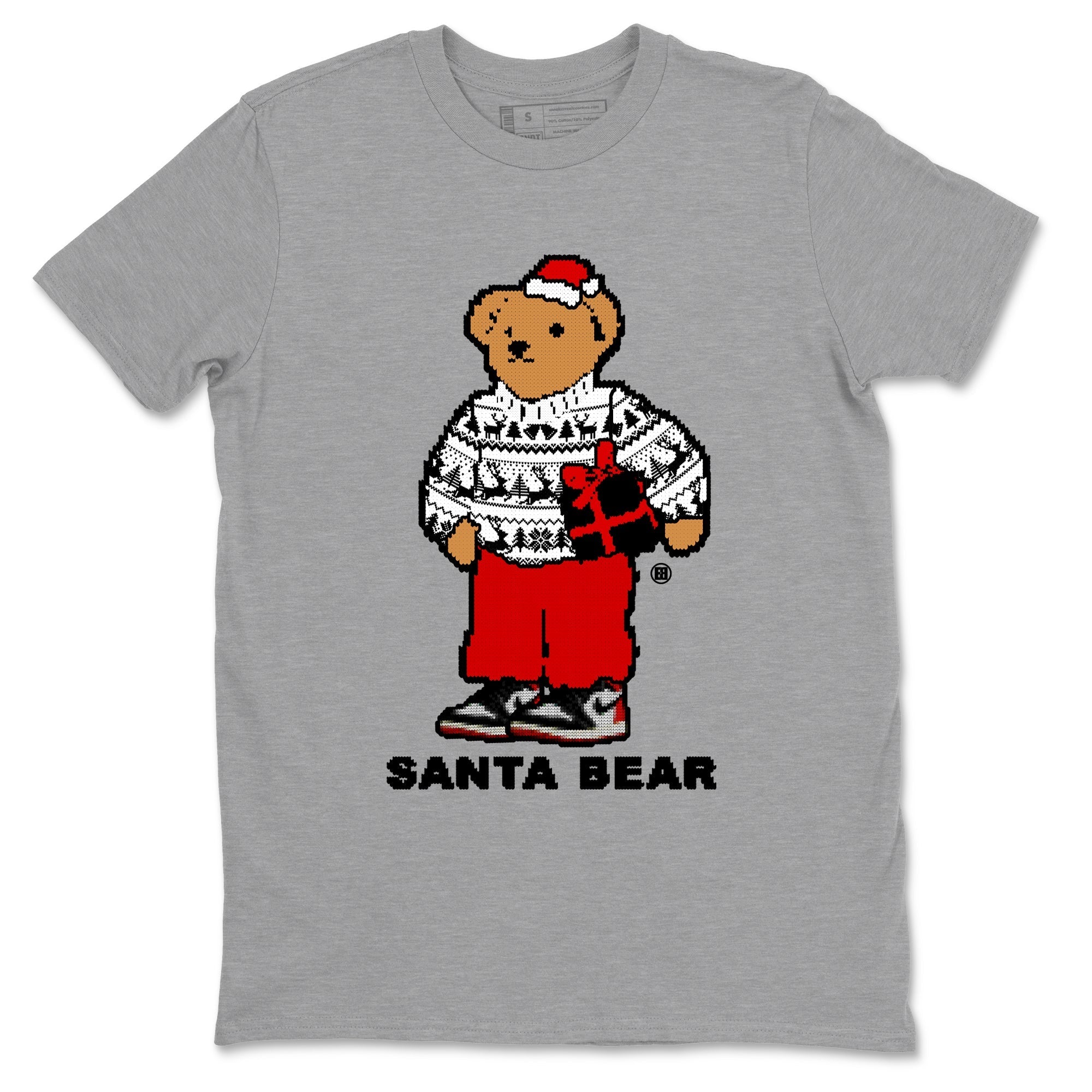 Santa Bear snkmatch Tees - Air Jordan 1 Black Toe Reimagined