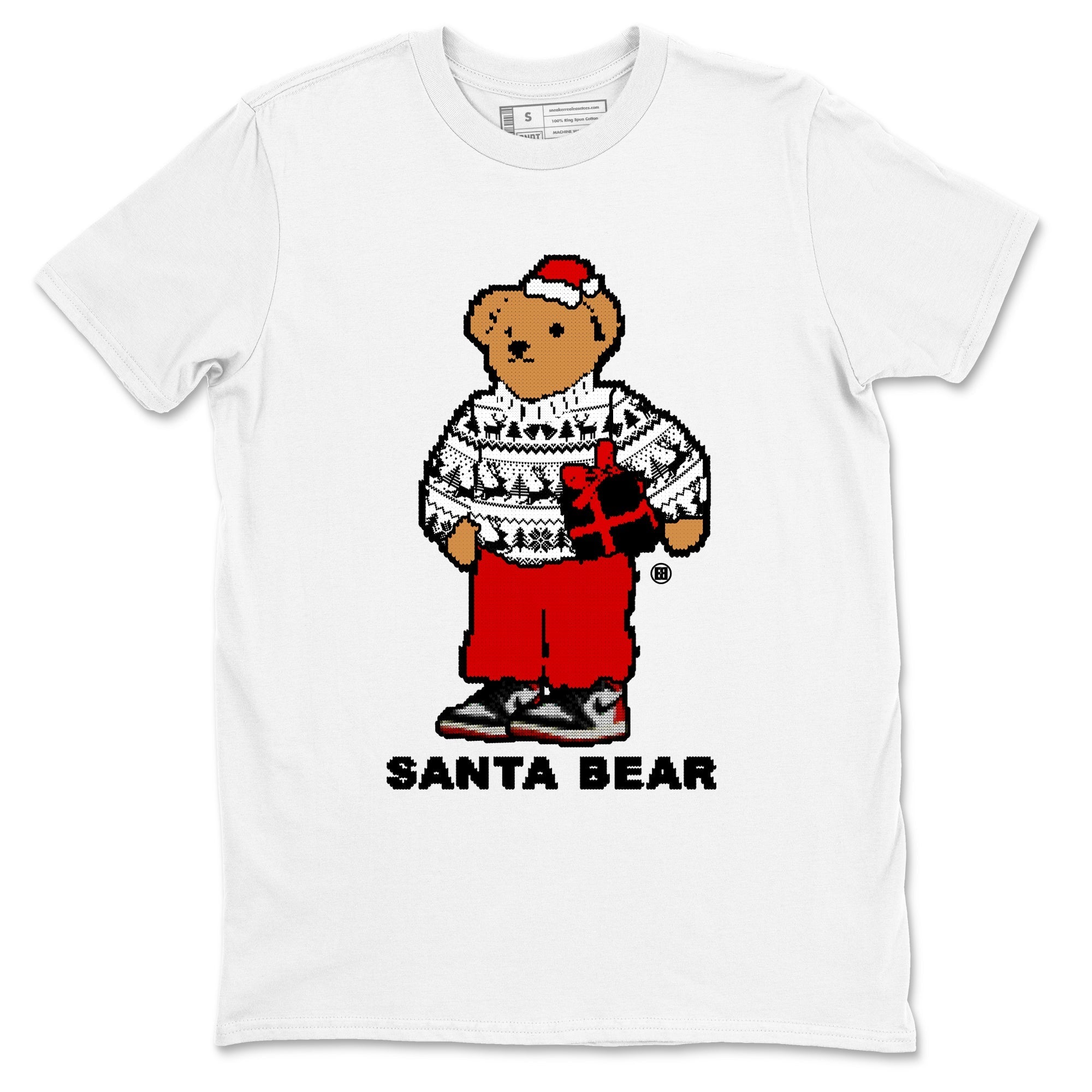 Santa Bear snkmatch Tees - Air Jordan 1 Black Toe Reimagined