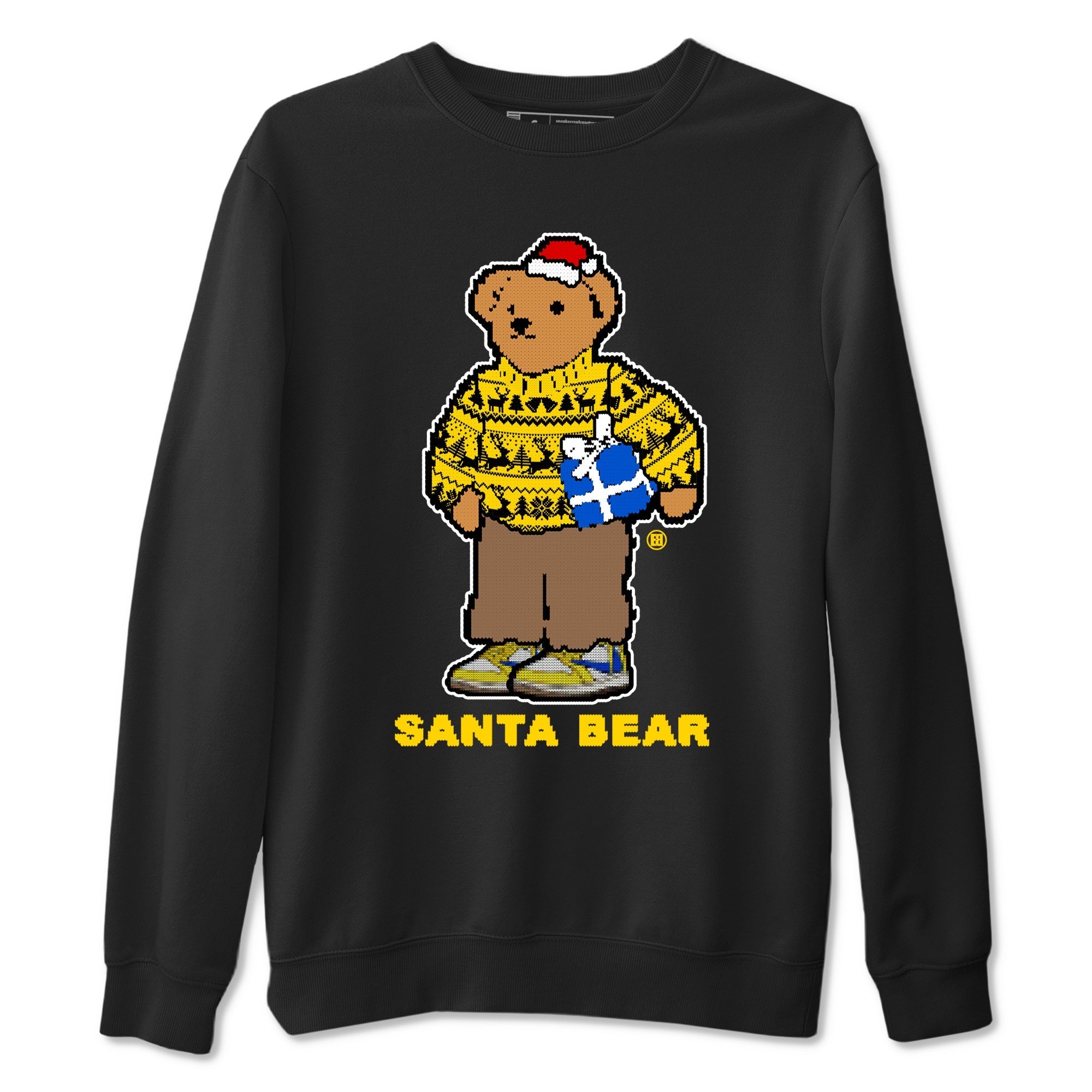 Santa Bear snkmatch Tees - Air Jordan 1 Travis Scott Canary