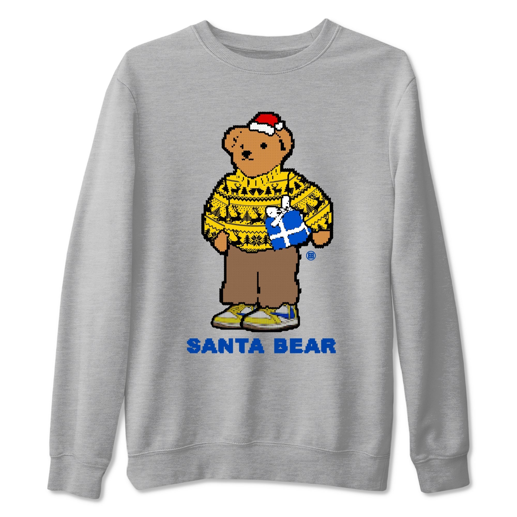 Santa Bear snkmatch Tees - Air Jordan 1 Travis Scott Canary