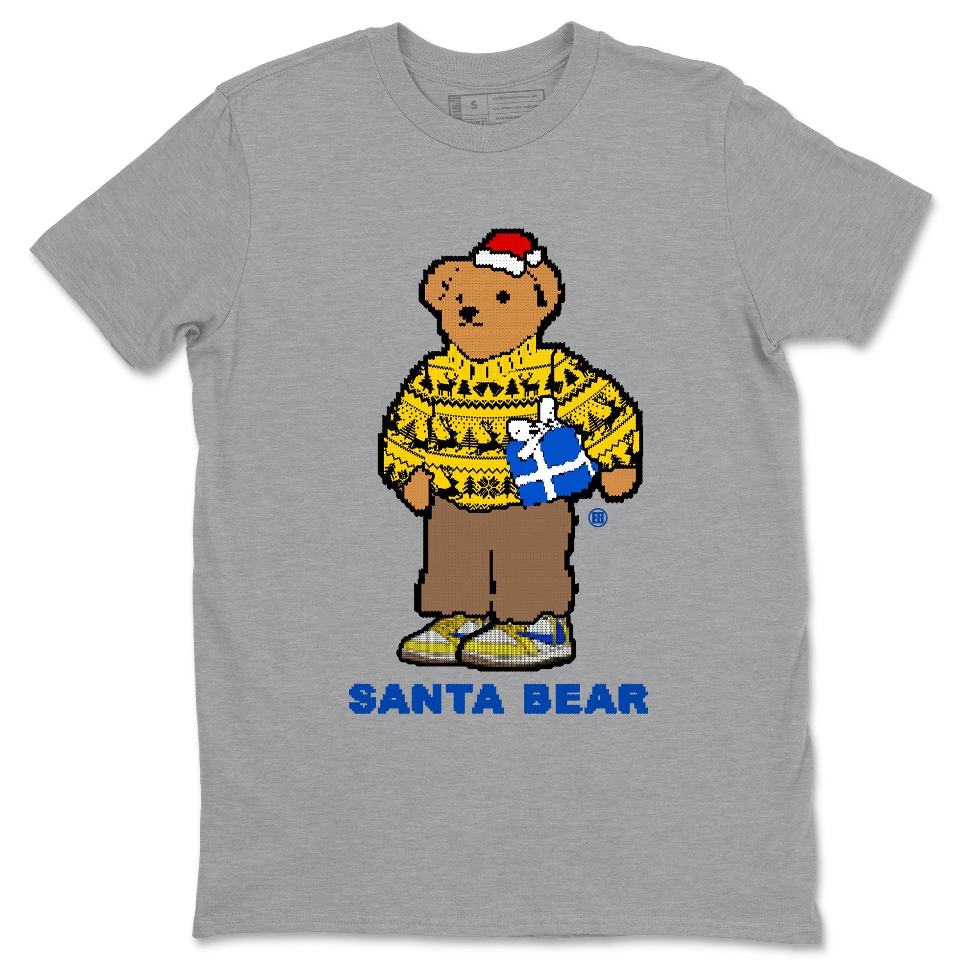 Santa Bear snkmatch Tees - Air Jordan 1 Travis Scott Canary
