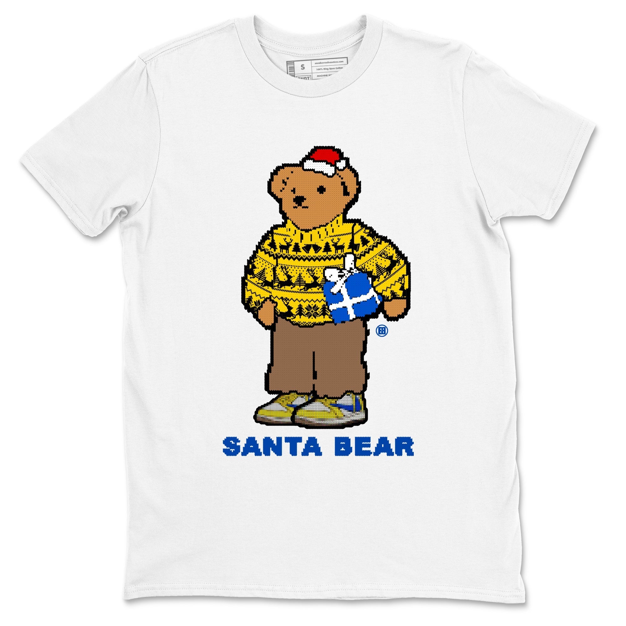Santa Bear snkmatch Tees - Air Jordan 1 Travis Scott Canary