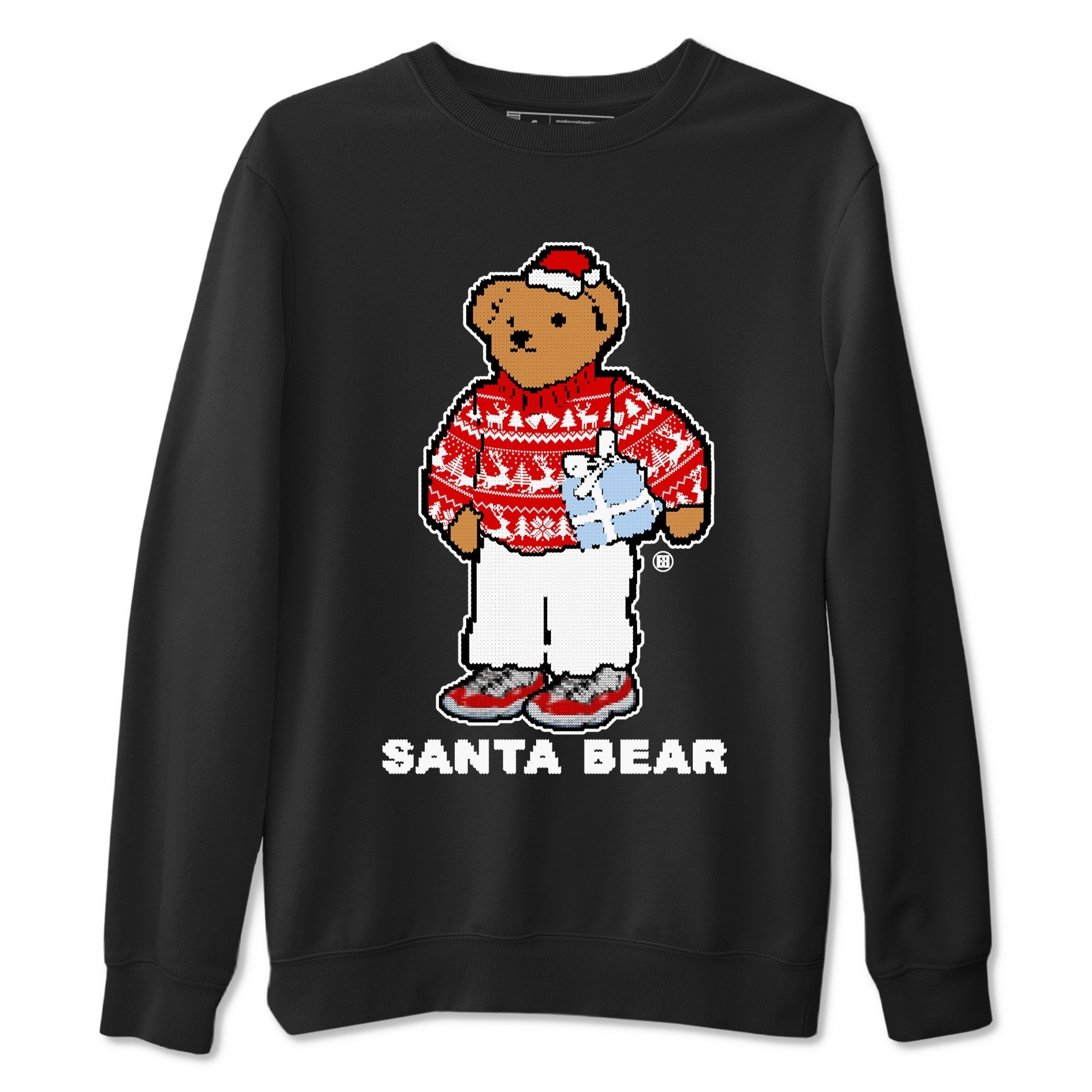 Santa Bear snkmatch Tees - Air Jordan 11 Cherry