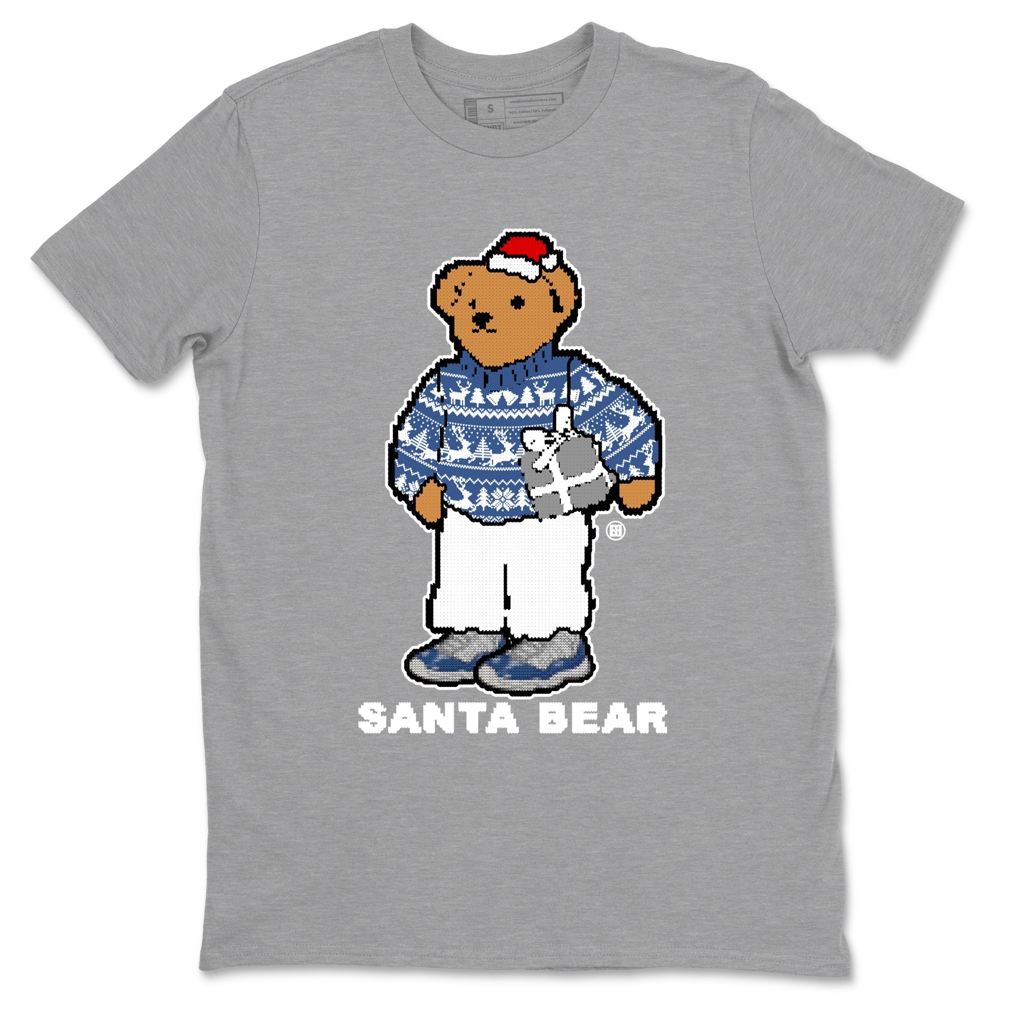 Santa Bear snkmatch Tees - Air Jordan 11 Diffused Blue