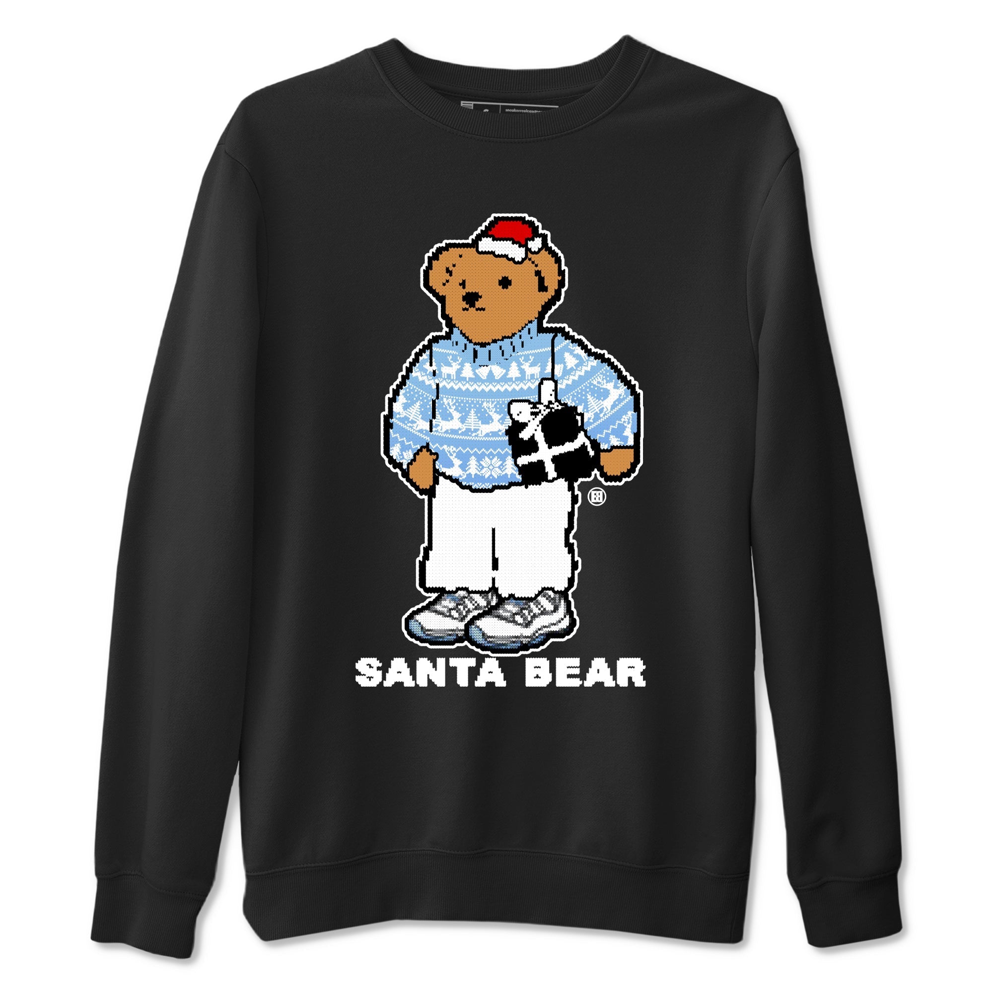 Santa Bear snkmatch Tees - Air Jordan 11 Legend Blue