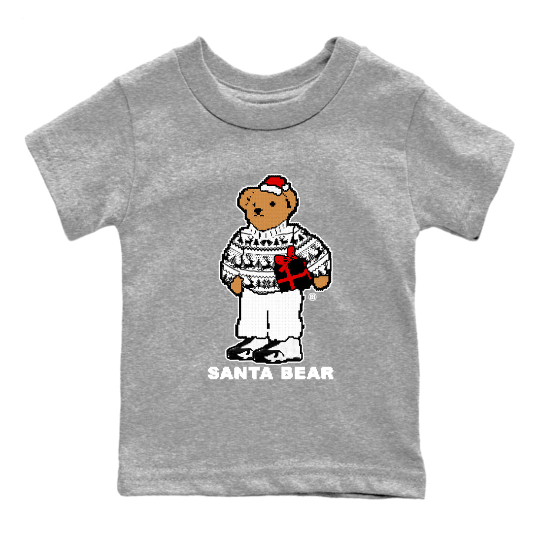 Santa Bear snkmatch Tees Kids - Air Jordan 14 Black Toe