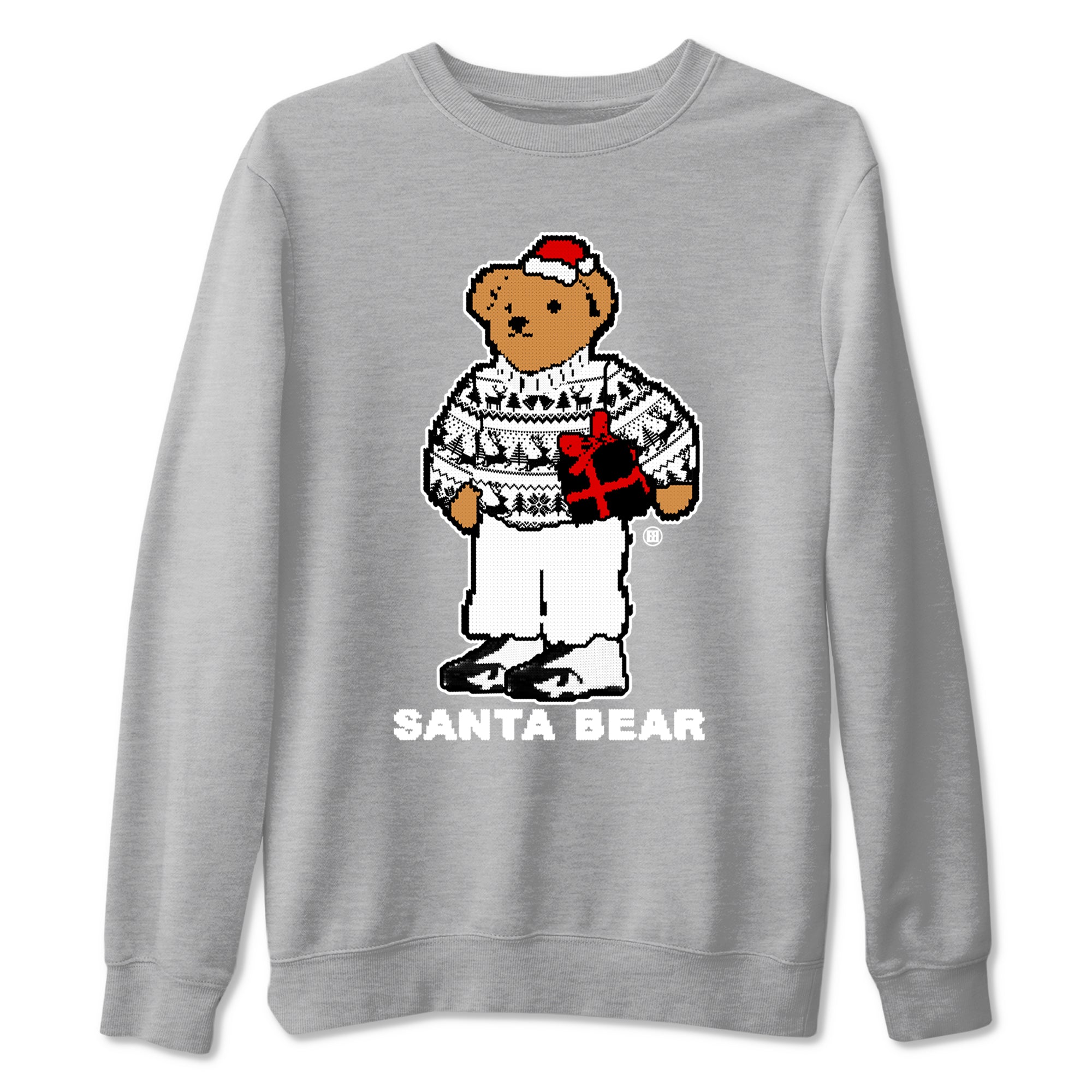 Santa Bear snkmatch Tees - Air Jordan 14 Black Toe