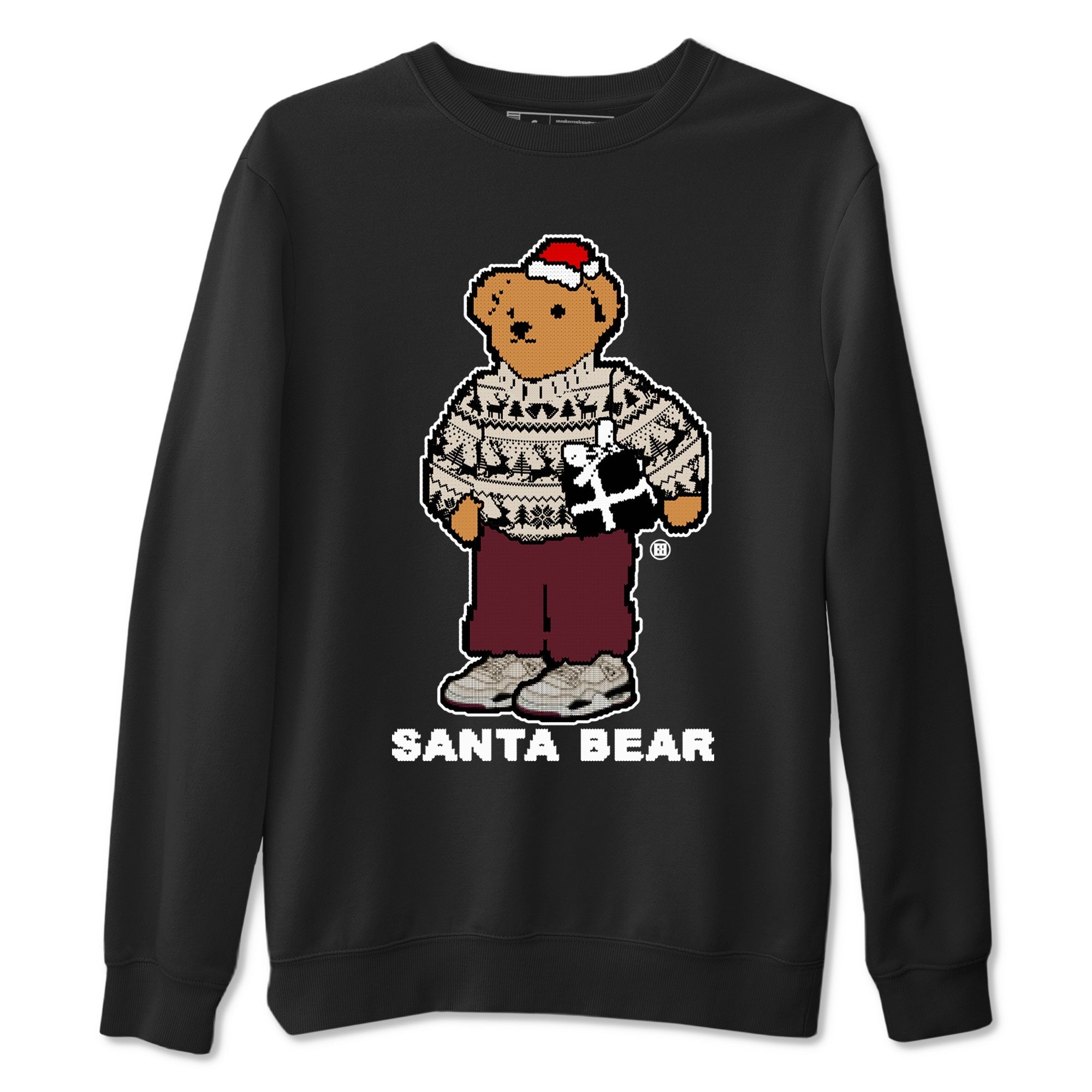 Santa Bear snkmatch Tees - Air Jordan 4 A Ma Maniere x Fossil Stone