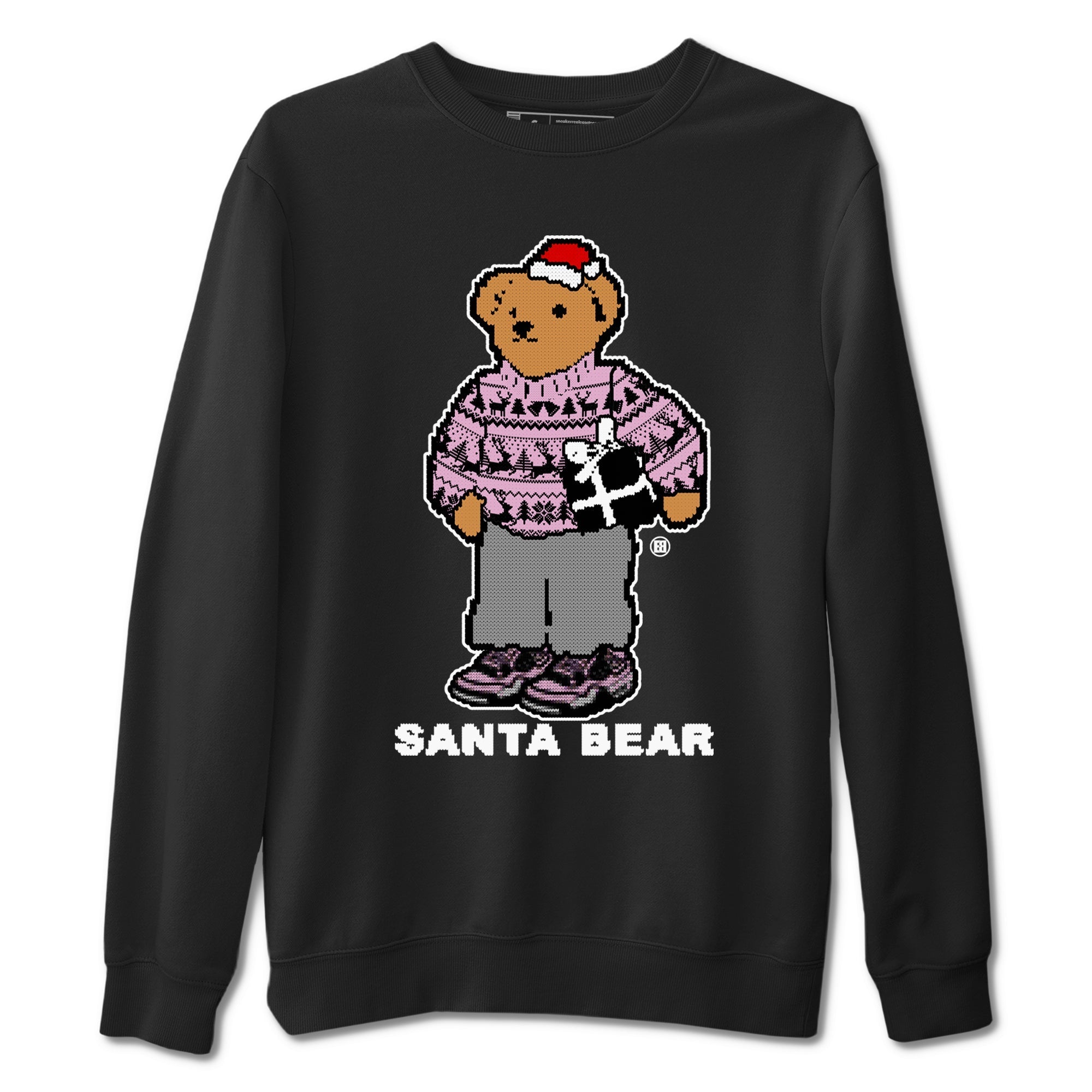 Santa Bear snkmatch Tees - Air Jordan 4 Orchid