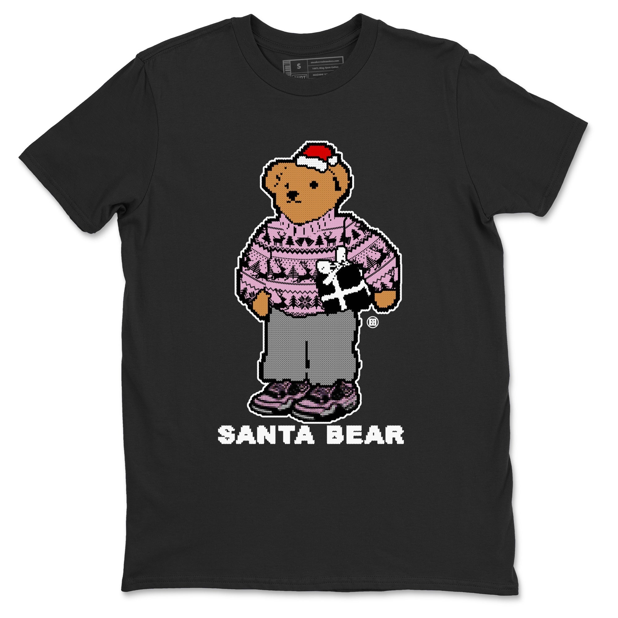 Santa Bear snkmatch Tees - Air Jordan 4 Orchid