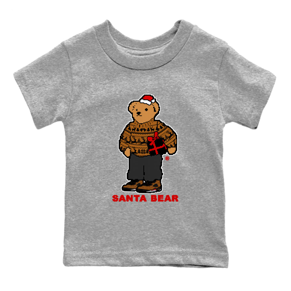 Santa Bear snkmatch Tees Kids - Air Jordan 5 Archaeo Brown