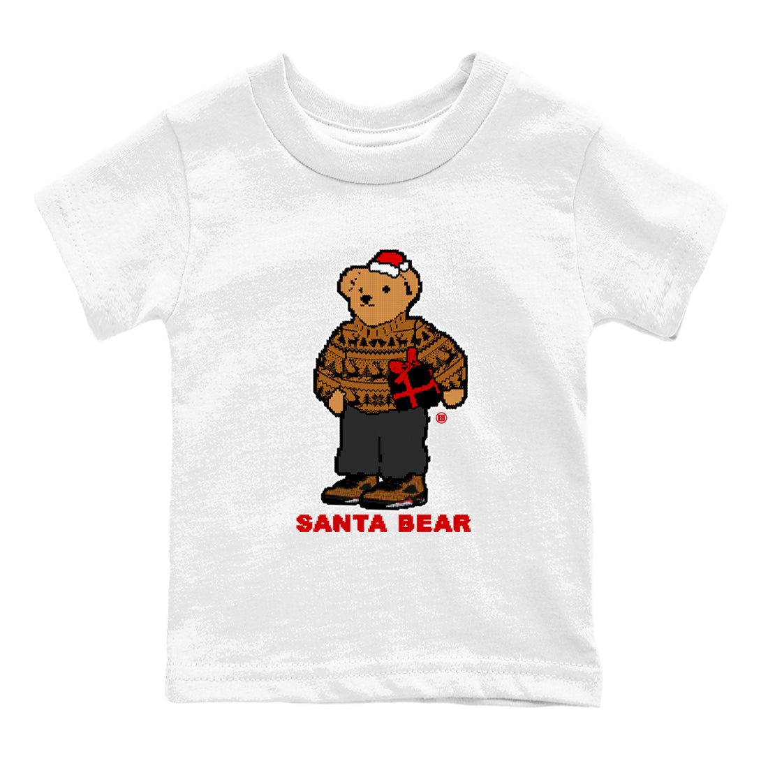 Santa Bear snkmatch Tees Kids - Air Jordan 5 Archaeo Brown