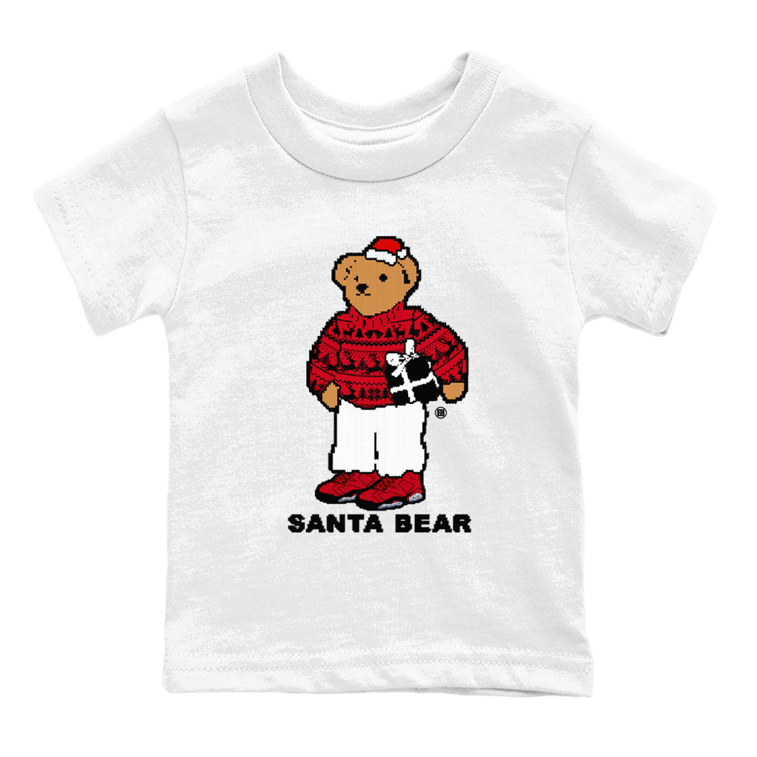 Santa Bear snkmatch Tees Kids - Air Jordan 6 Toro Bravo