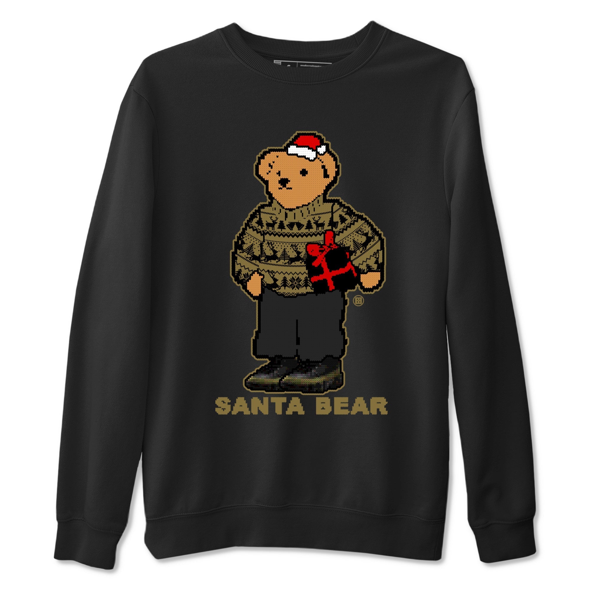 Santa Bear snkmatch Tees - Air Jordan 9 Olive