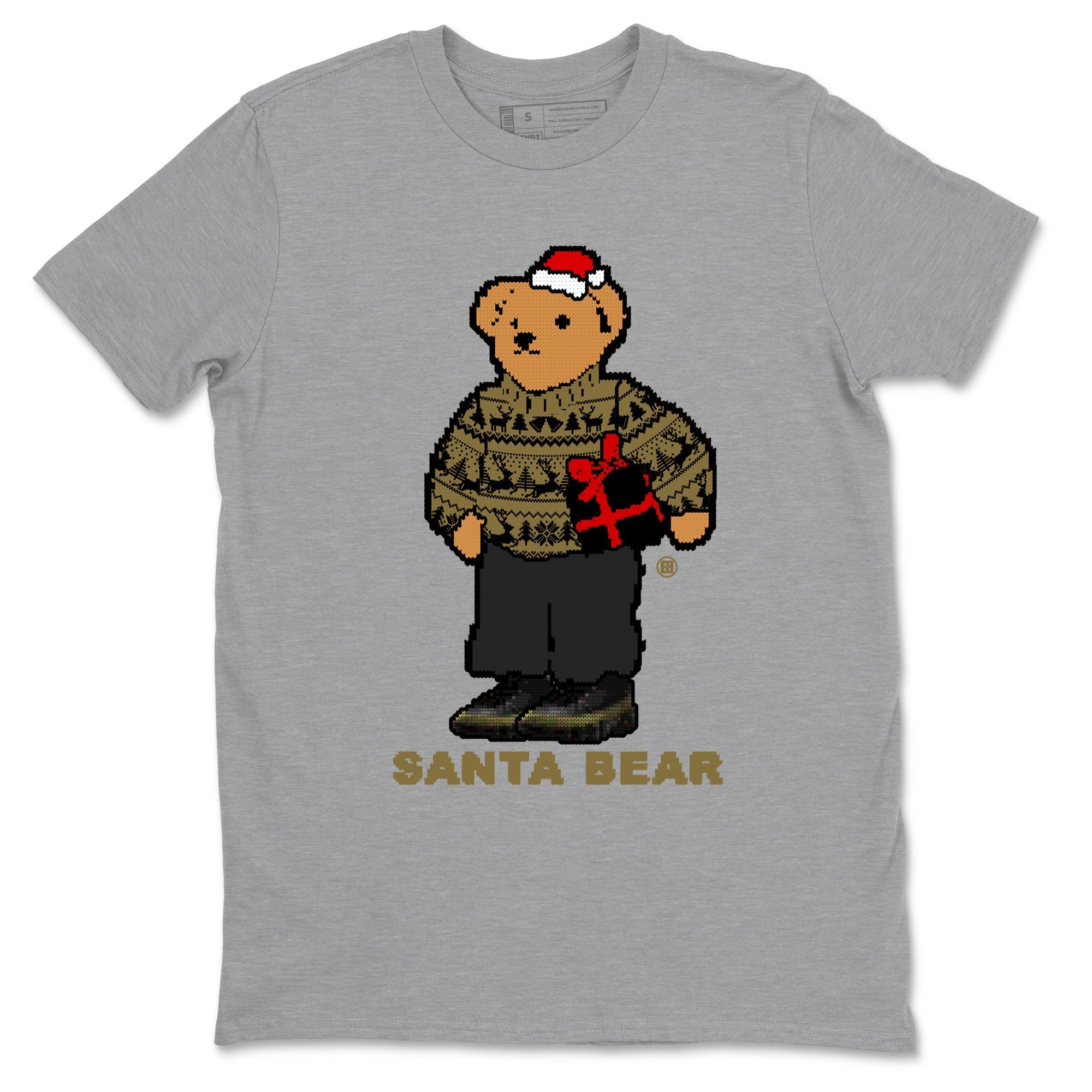 Santa Bear snkmatch Tees - Air Jordan 9 Olive