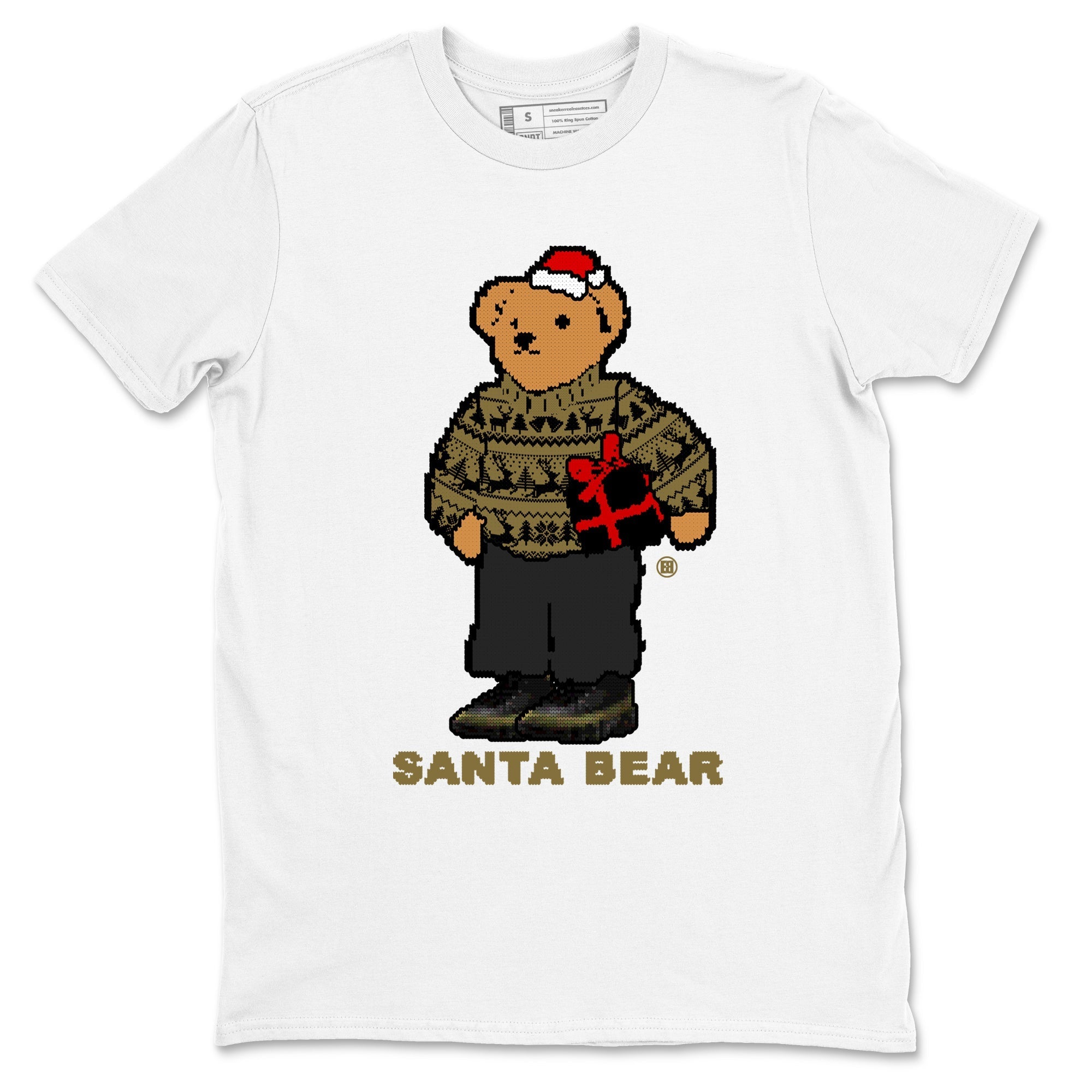 Santa Bear snkmatch Tees - Air Jordan 9 Olive