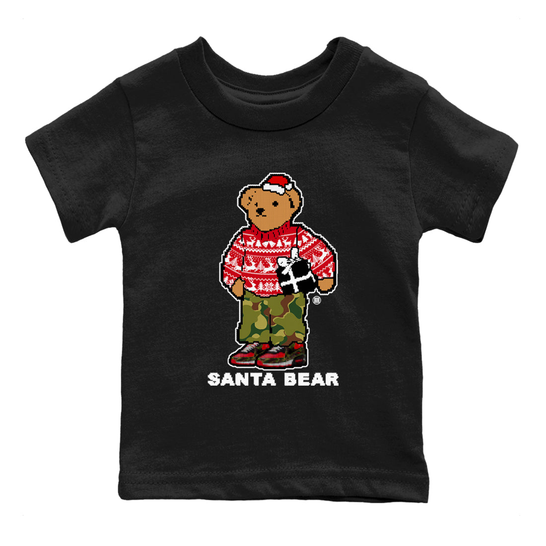 Santa Bear snkmatch Tees Kids - Air Max 90 Reverse Duck Camo