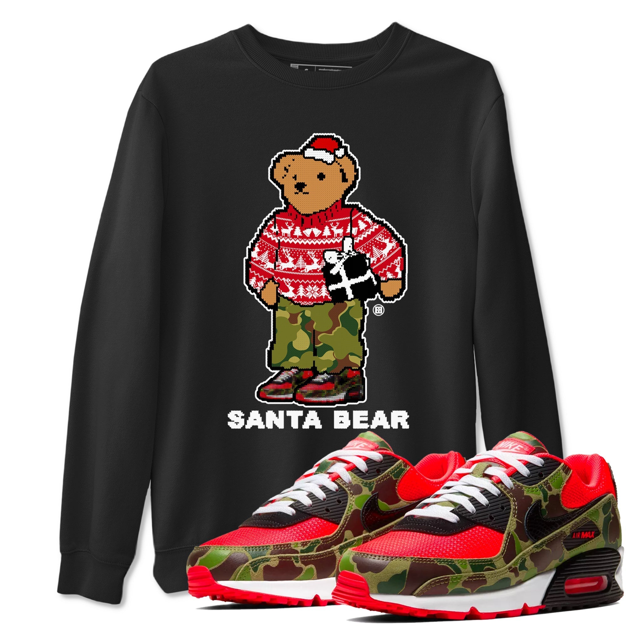 Santa Bear snkmatch Tees - Air Max 90 Reverse Duck Camo