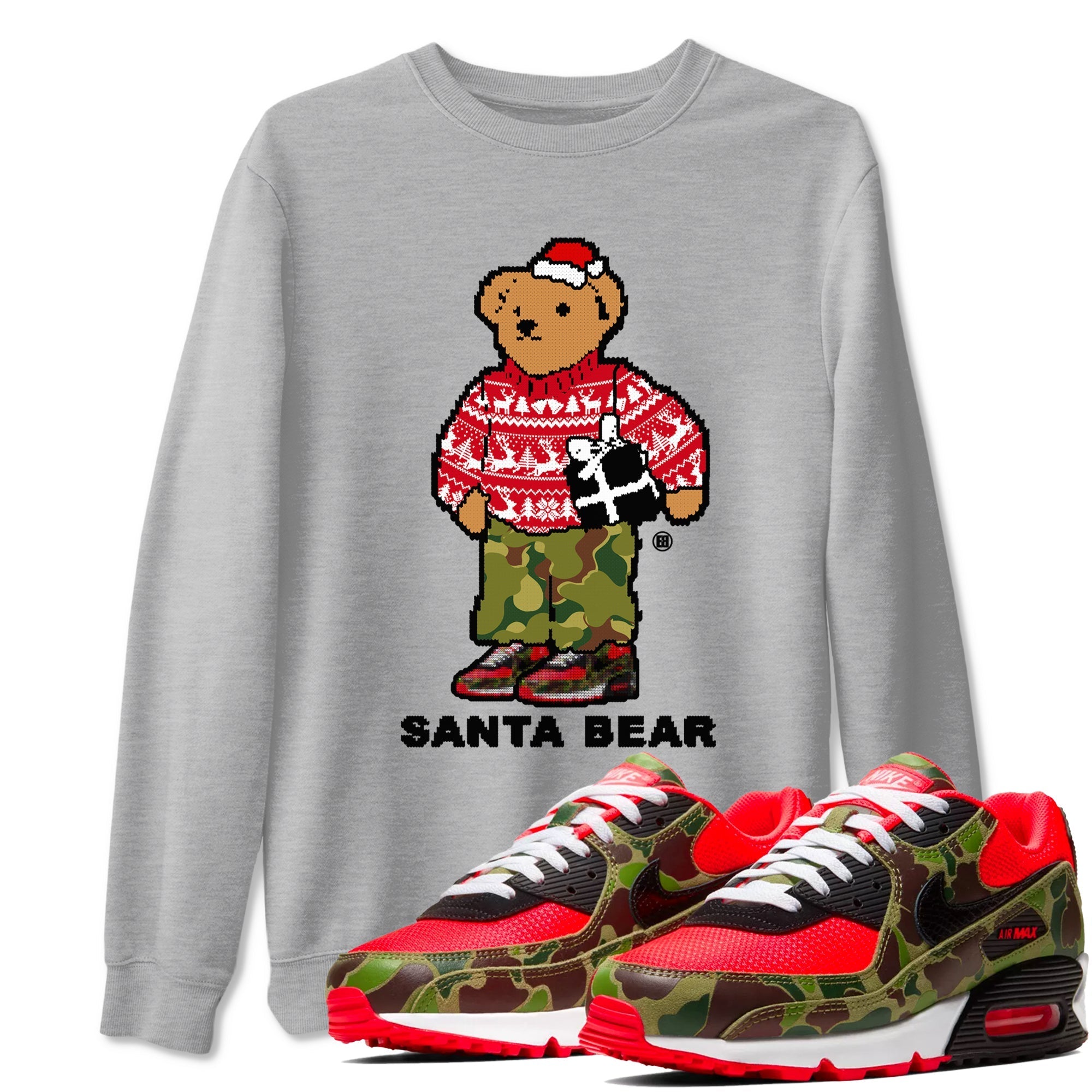 Santa Bear snkmatch Tees - Air Max 90 Reverse Duck Camo